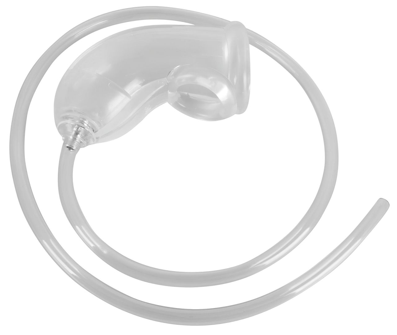 You2Toys Piss Play Sleeve - péniszfeltét kivezető csővel (átlátszó) You2Toys Piss Play Sleeve - péniszfeltét kivezető csővel (átlátszó)