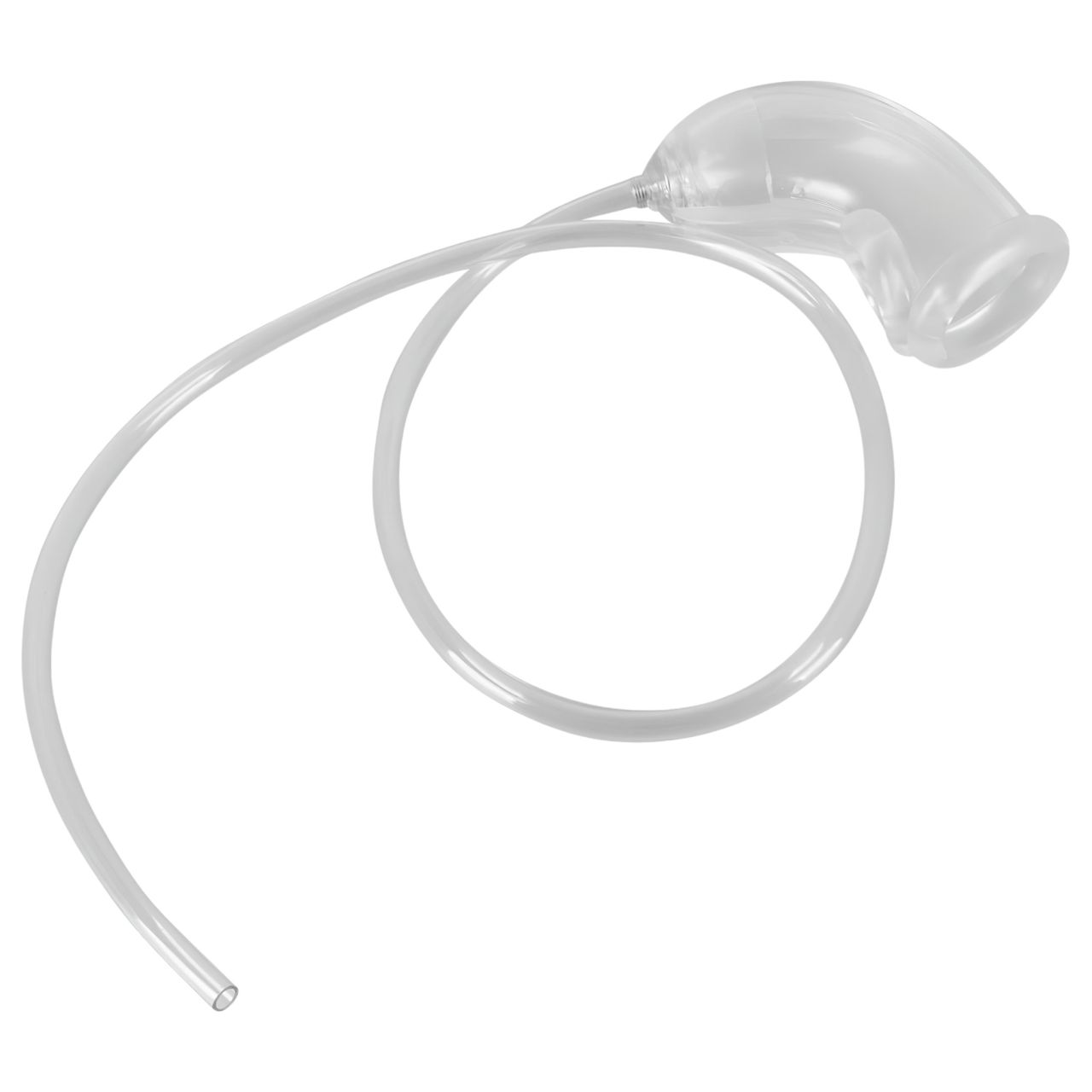 You2Toys Piss Play Sleeve - péniszfeltét kivezető csővel (átlátszó) You2Toys Piss Play Sleeve - péniszfeltét kivezető csővel (átlátszó)