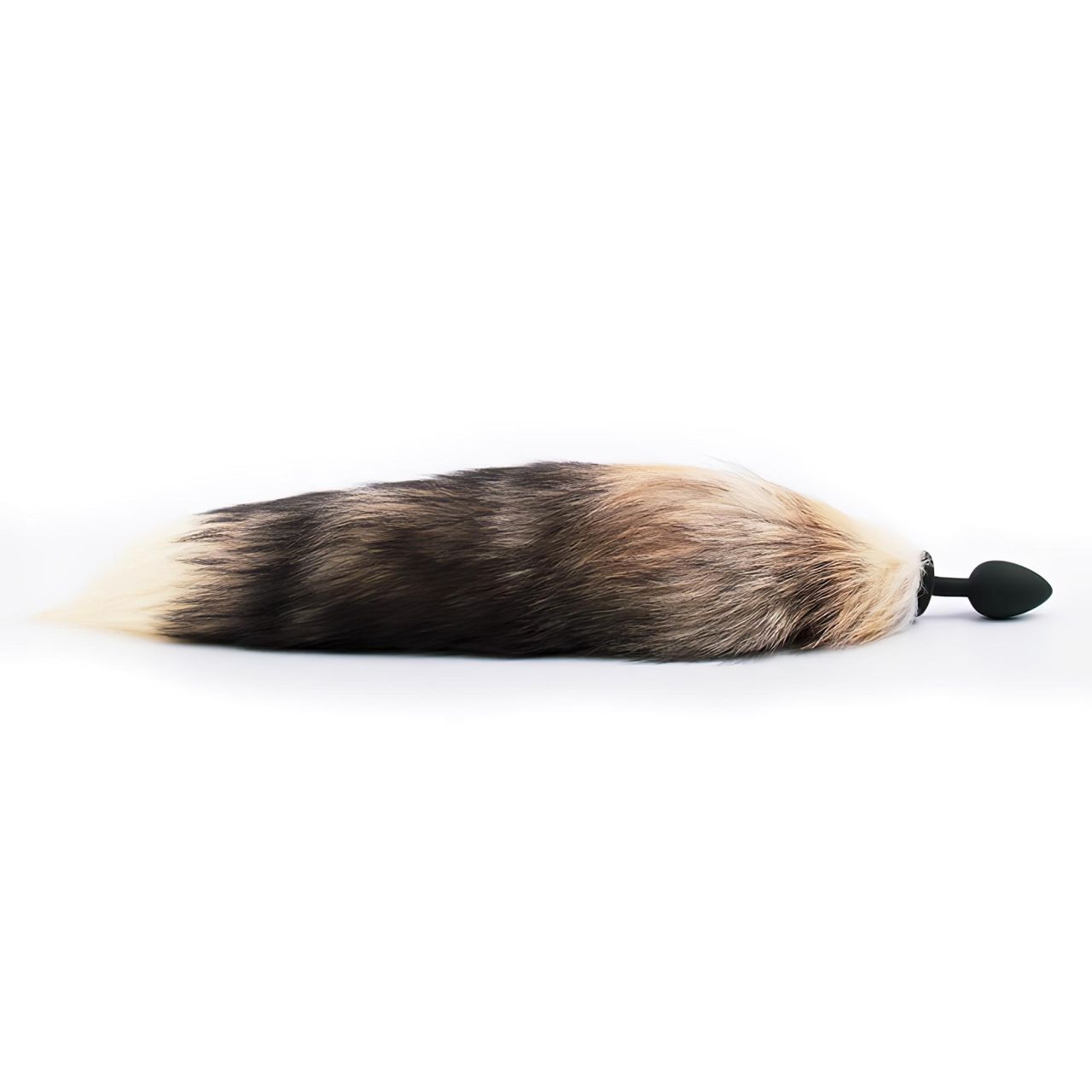 Sunfo - szilikon anál plug rókafarokkal (fekete-vörös) Sunfo - szilikon anál plug rókafarokkal (fekete-vörös)