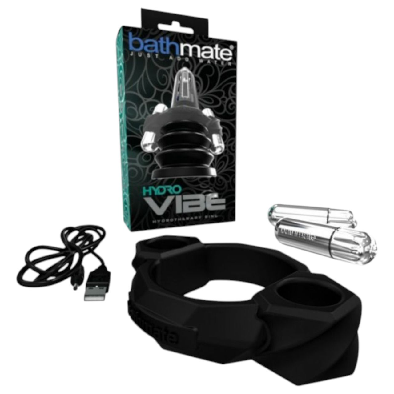 Bathmate Hydro Vibe - hidroterápiás, vibrációs gyűrű (fekete) Bathmate Hydro Vibe - hidroterápiás, vibrációs gyűrű (fekete)
