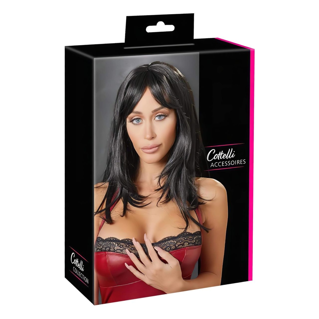 Cottelli - hosszú, fekete paróka Cottelli - hosszú, fekete paróka