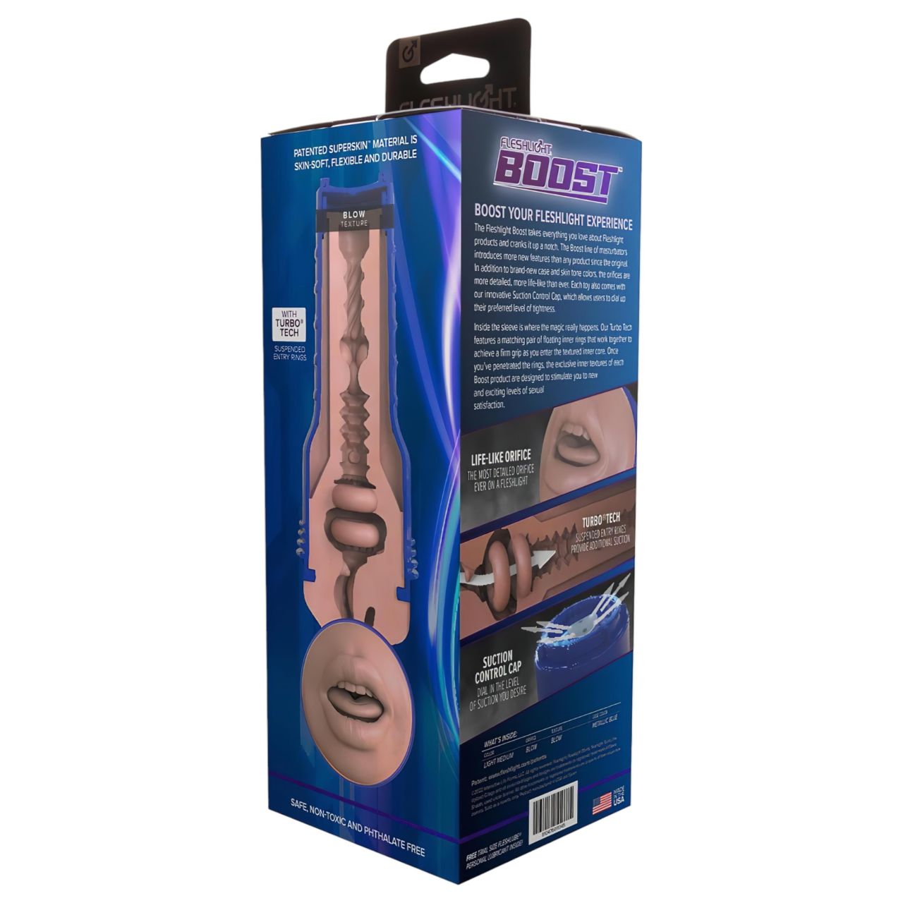 Fleshlight Boost Blow - élethű száj maszturbátor (natúr) Fleshlight Boost Blow - élethű száj maszturbátor (natúr)