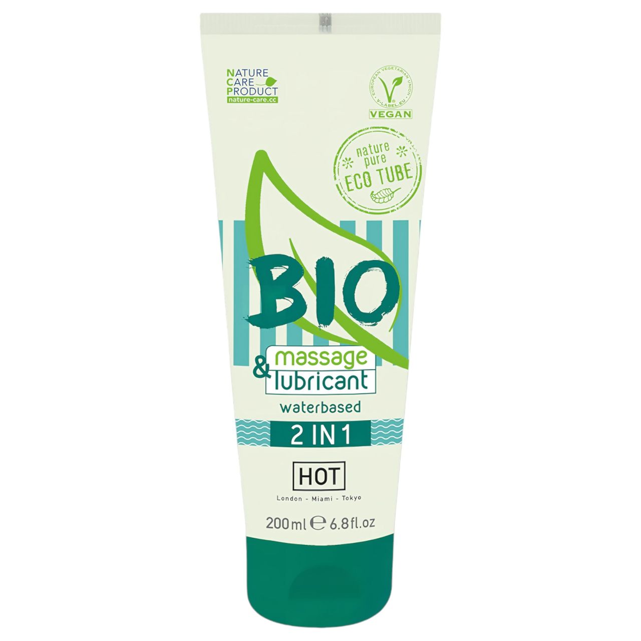 HOT Bio 2IN1 - vízbázisú síkosító- és masszázsgél (200ml) HOT Bio 2IN1 - vízbázisú síkosító- és masszázsgél (200ml)