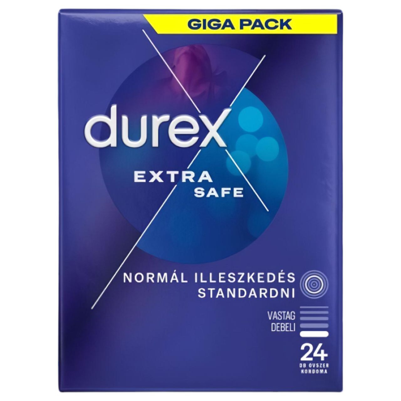 Durex Extra Safe - biztonságos óvszer (24db) Durex Extra Safe - biztonságos óvszer (24db)
