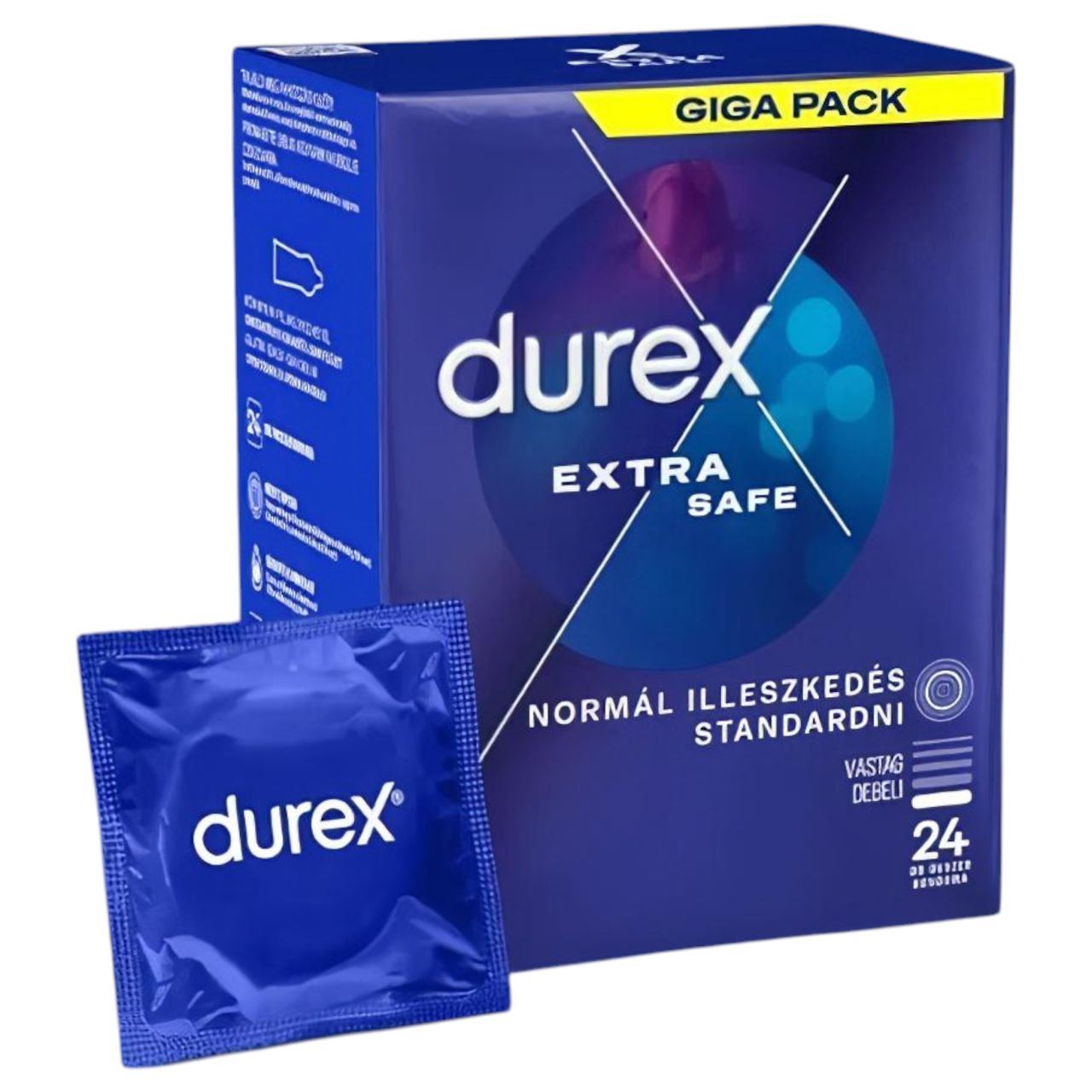 Durex Extra Safe - biztonságos óvszer (24db) Durex Extra Safe - biztonságos óvszer (24db)