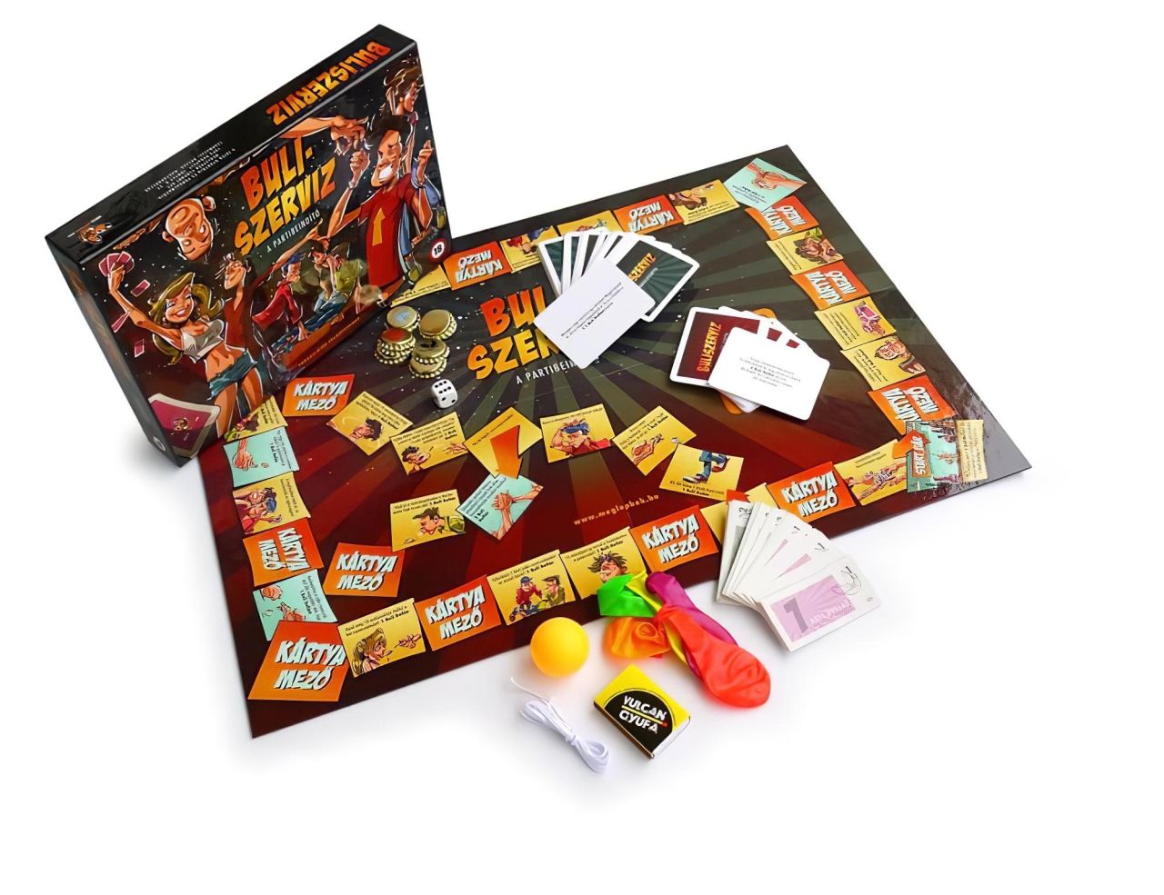 Buliszerviz felnőtt társasjáték Buliszerviz felnőtt társasjáték