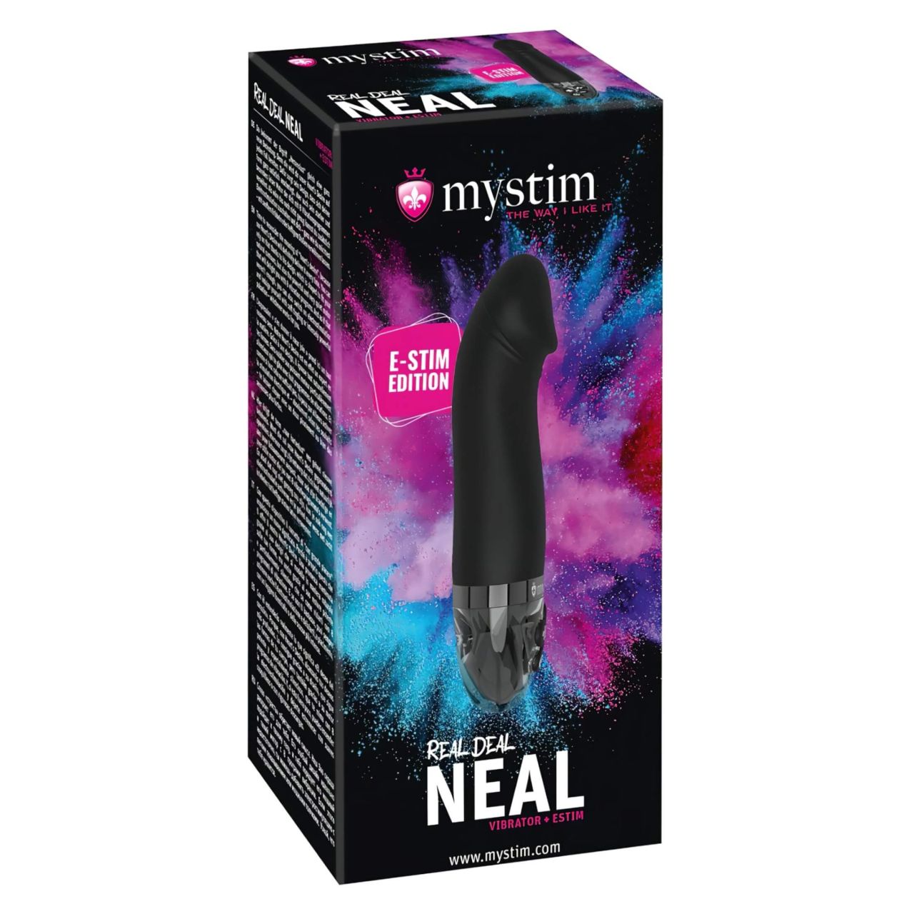 mystim Real Deal Neal E-Stim - akkus elektro vibrátor (fekete) mystim Real Deal Neal E-Stim - akkus elektro vibrátor (fekete)