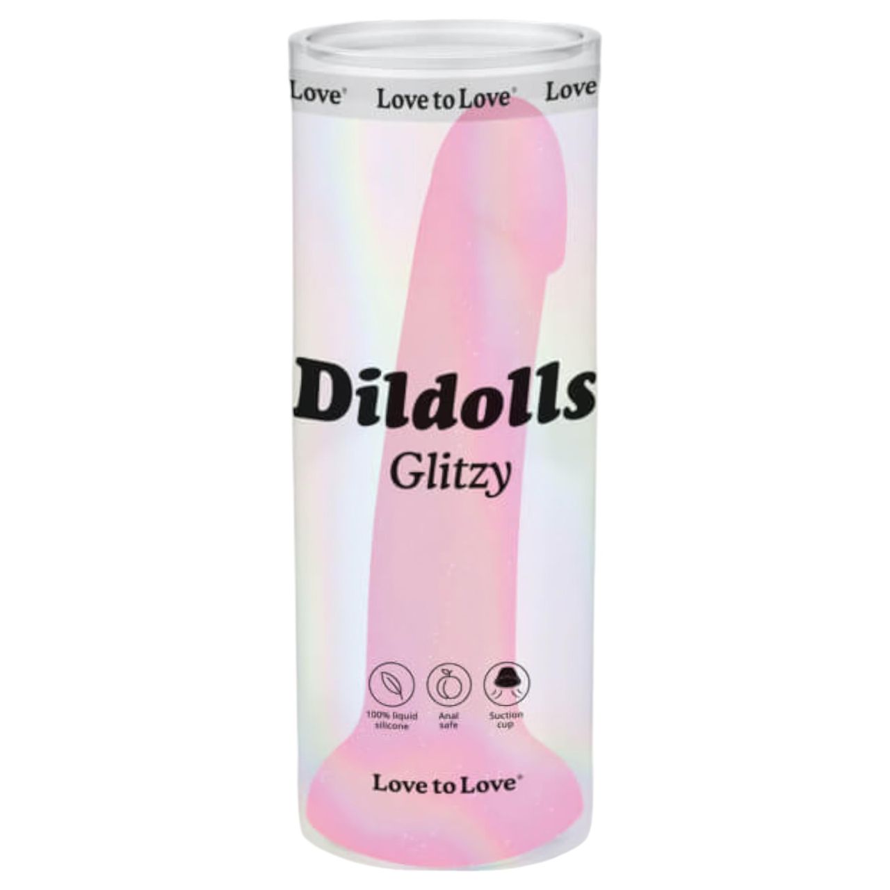 / Dildolls Glitzy - tapadókorongos szilikon dildó (pink) / Dildolls Glitzy - tapadókorongos szilikon dildó (pink)