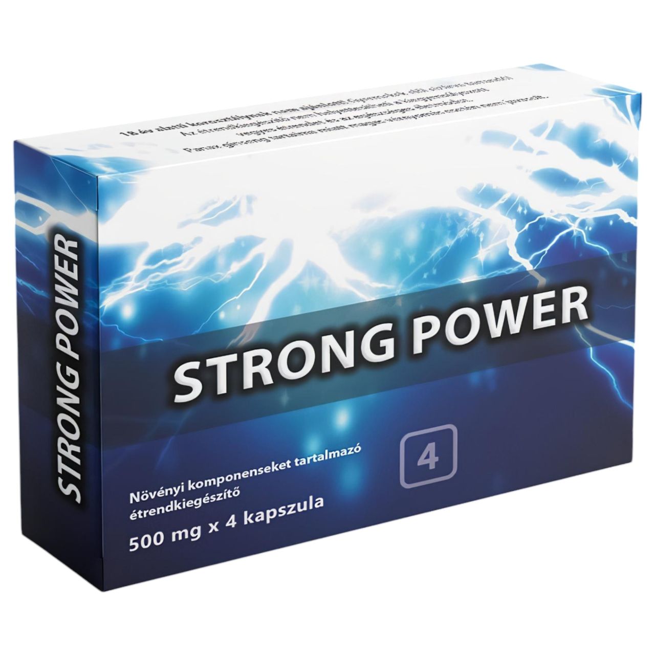 Strong Power Plus - étrend kiegészítő kapszula férfiaknak (4db) Strong Power Plus - étrend kiegészítő kapszula férfiaknak (4db)