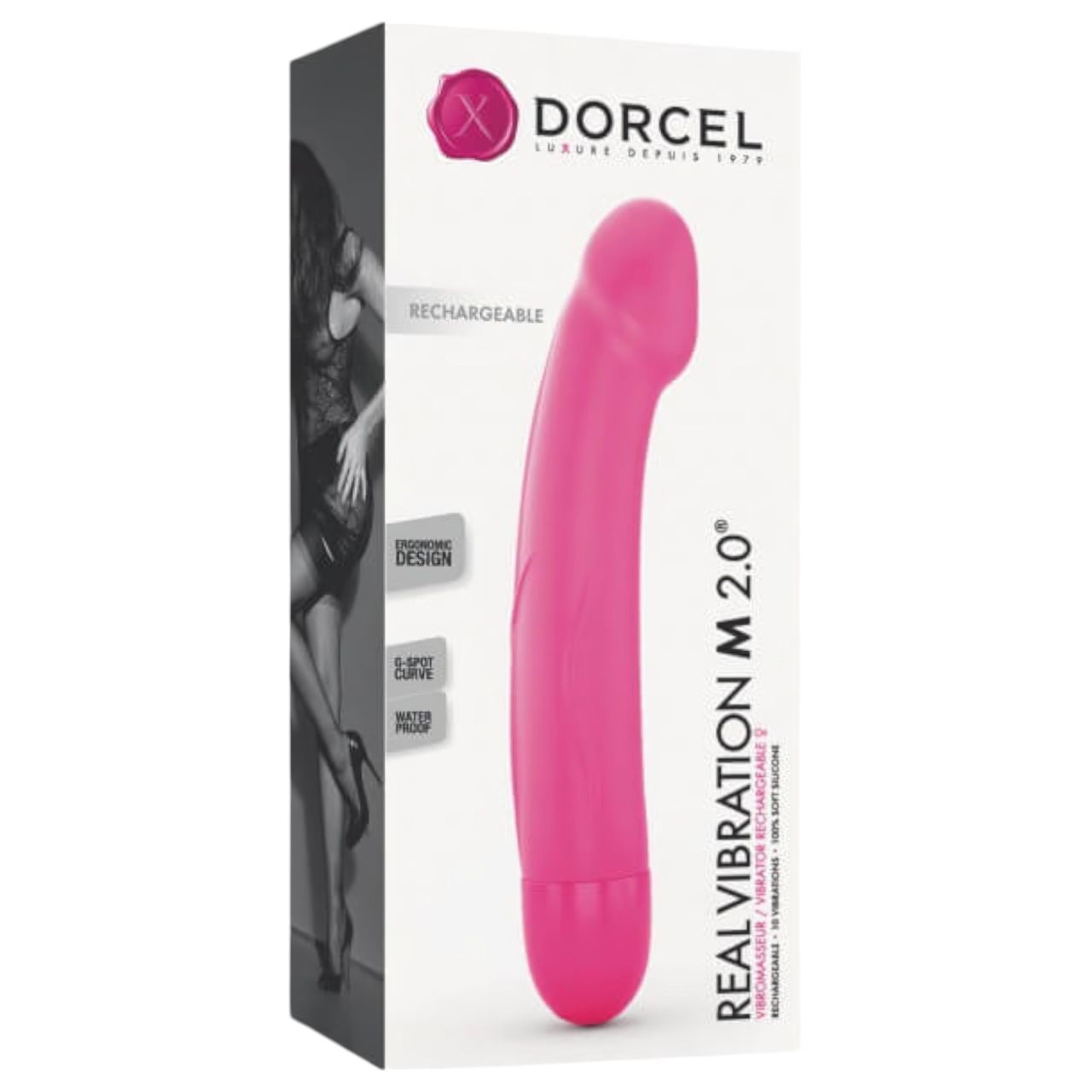 / Dorcel Real Vibration M 2.0 - akkus vibrátor (pink) / Dorcel Real Vibration M 2.0 - akkus vibrátor (pink)