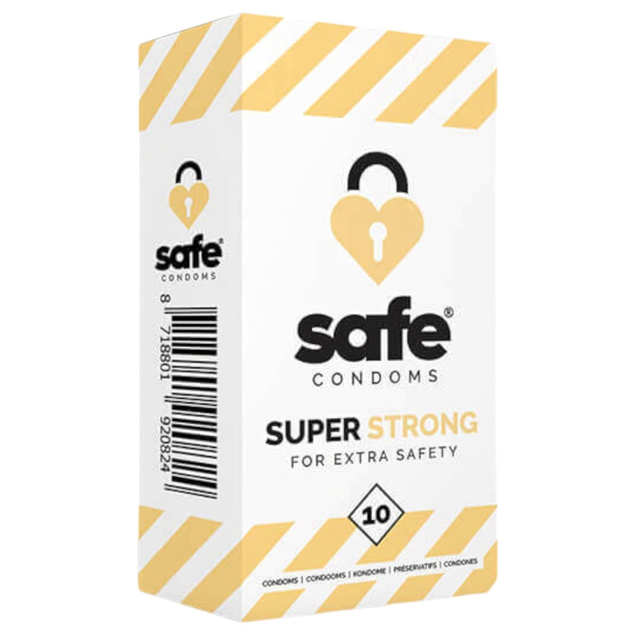 SAFE Super Strong - extra erős óvszer (10db) SAFE Super Strong - extra erős óvszer (10db)