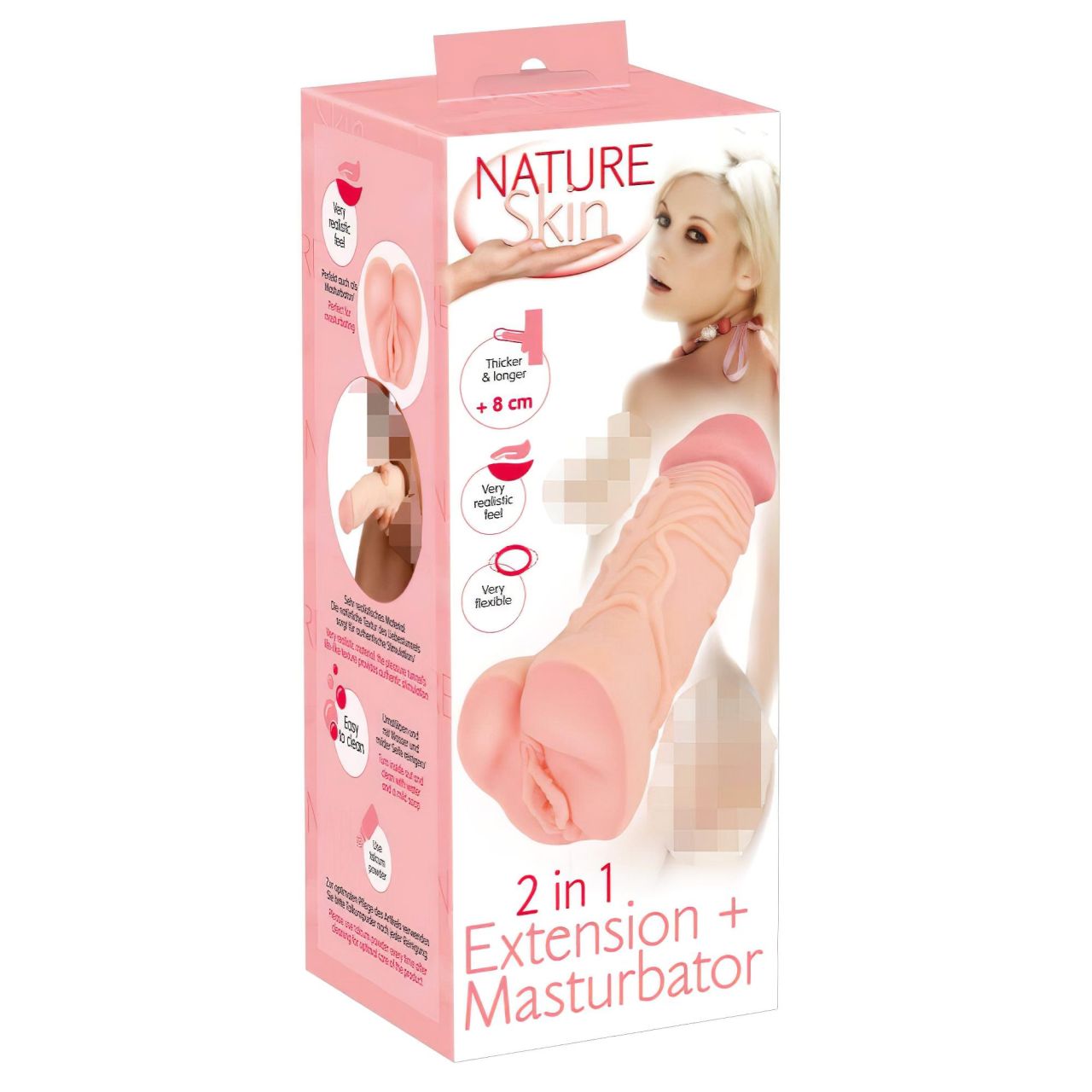 Nature Skin - 2in1 műpunci és péniszköpeny (natúr) Nature Skin - 2in1 műpunci és péniszköpeny (natúr)