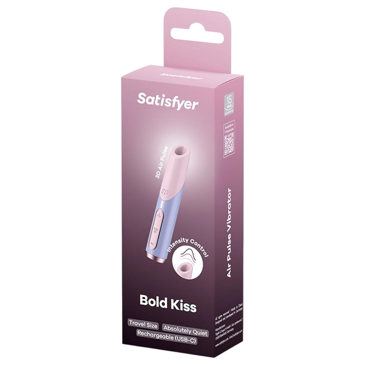 Satisfyer Bold Kiss - léghullámos rúzs vibrátor (rózsaszín) Satisfyer Bold Kiss - léghullámos rúzs vibrátor (rózsaszín)