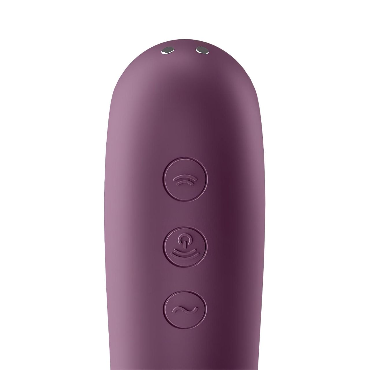 Satisfyer Dual Kiss - 2in1, hüvelyi és csikló vibrátor (lila) Satisfyer Dual Kiss - 2in1, hüvelyi és csikló vibrátor (lila)