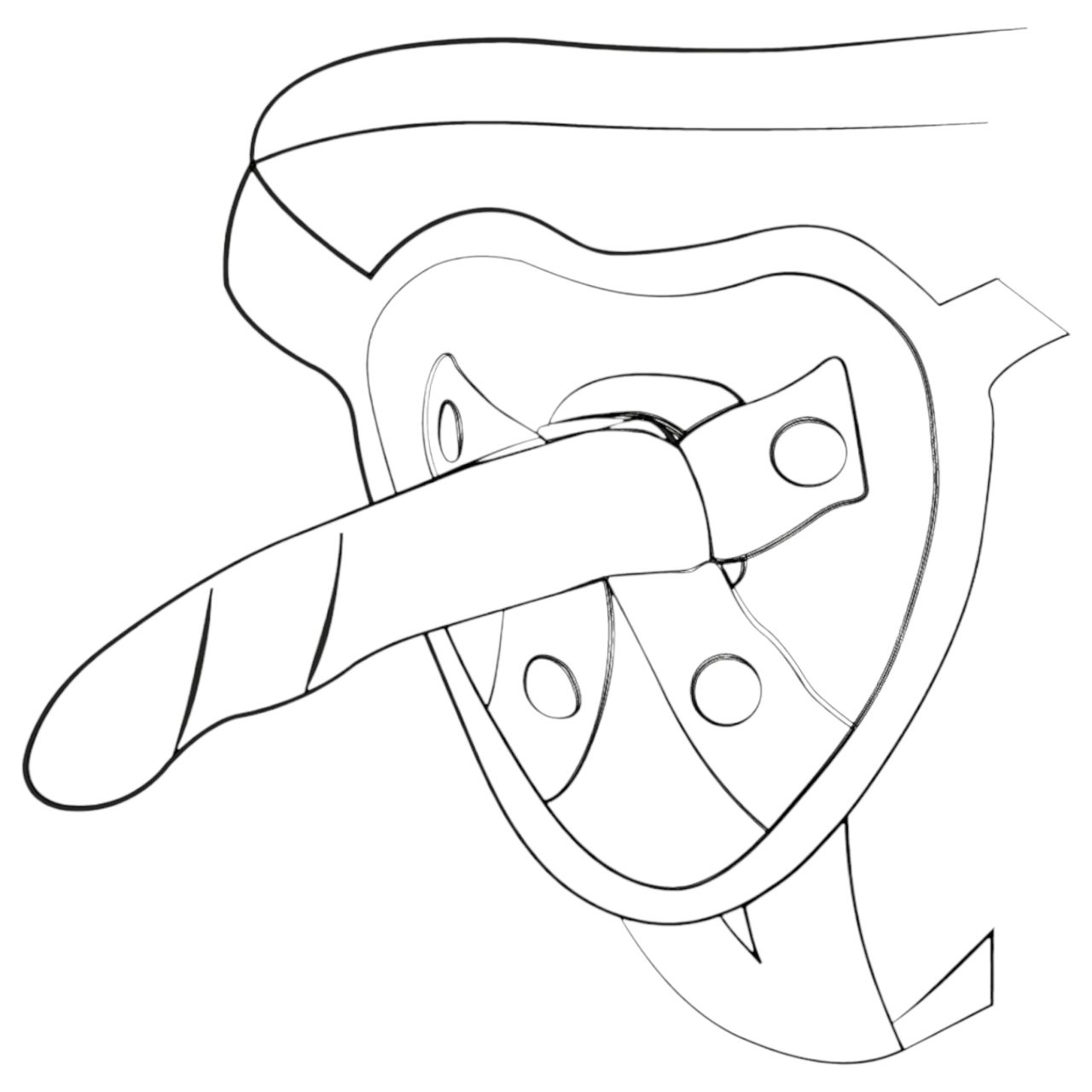 ROMP Piccolo - rugalmas szilikon dildó (kék-lila) ROMP Piccolo - rugalmas szilikon dildó (kék-lila)