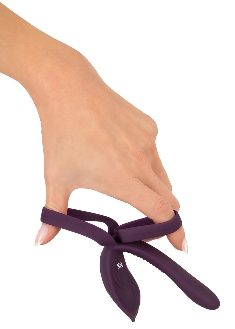 Couples Choice - akkus, rádiós péniszgyűrű (lila) Couples Choice - akkus, rádiós péniszgyűrű (lila)