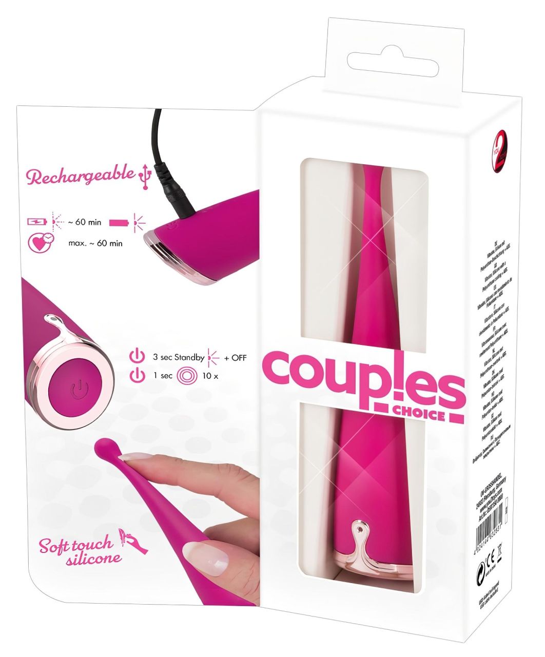 Couples Choice - akkus csikló vibrátor (pink) Couples Choice - akkus csikló vibrátor (pink)