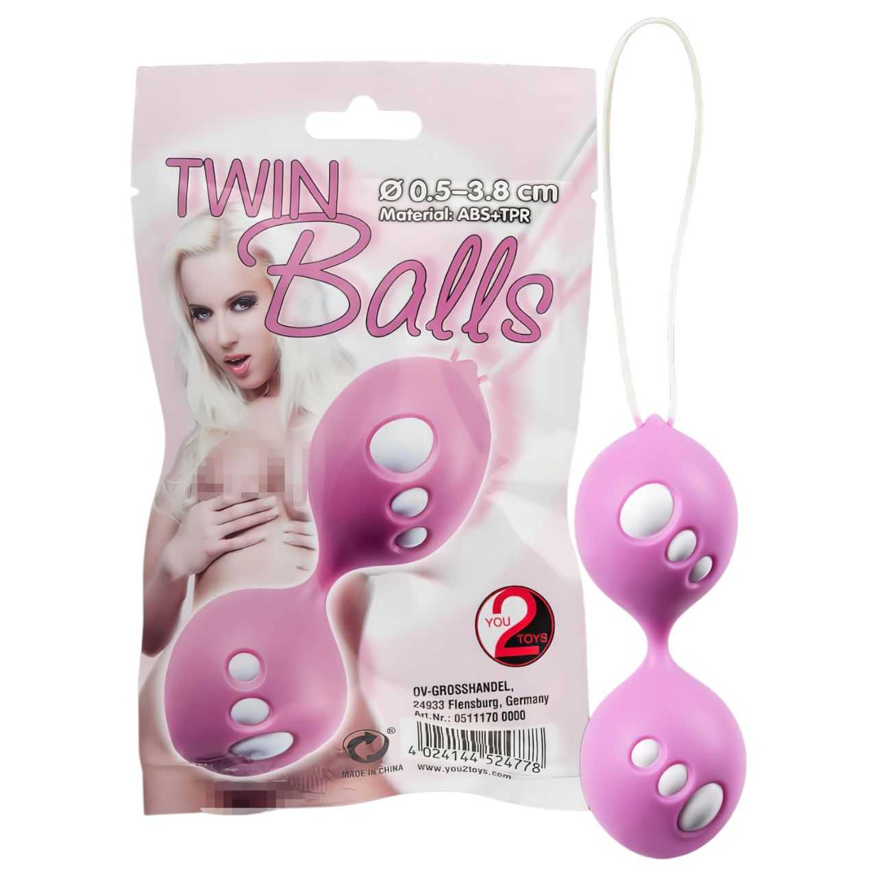 You2Toys - Twin Balls - gésagolyó duó (pink) You2Toys - Twin Balls - gésagolyó duó (pink)