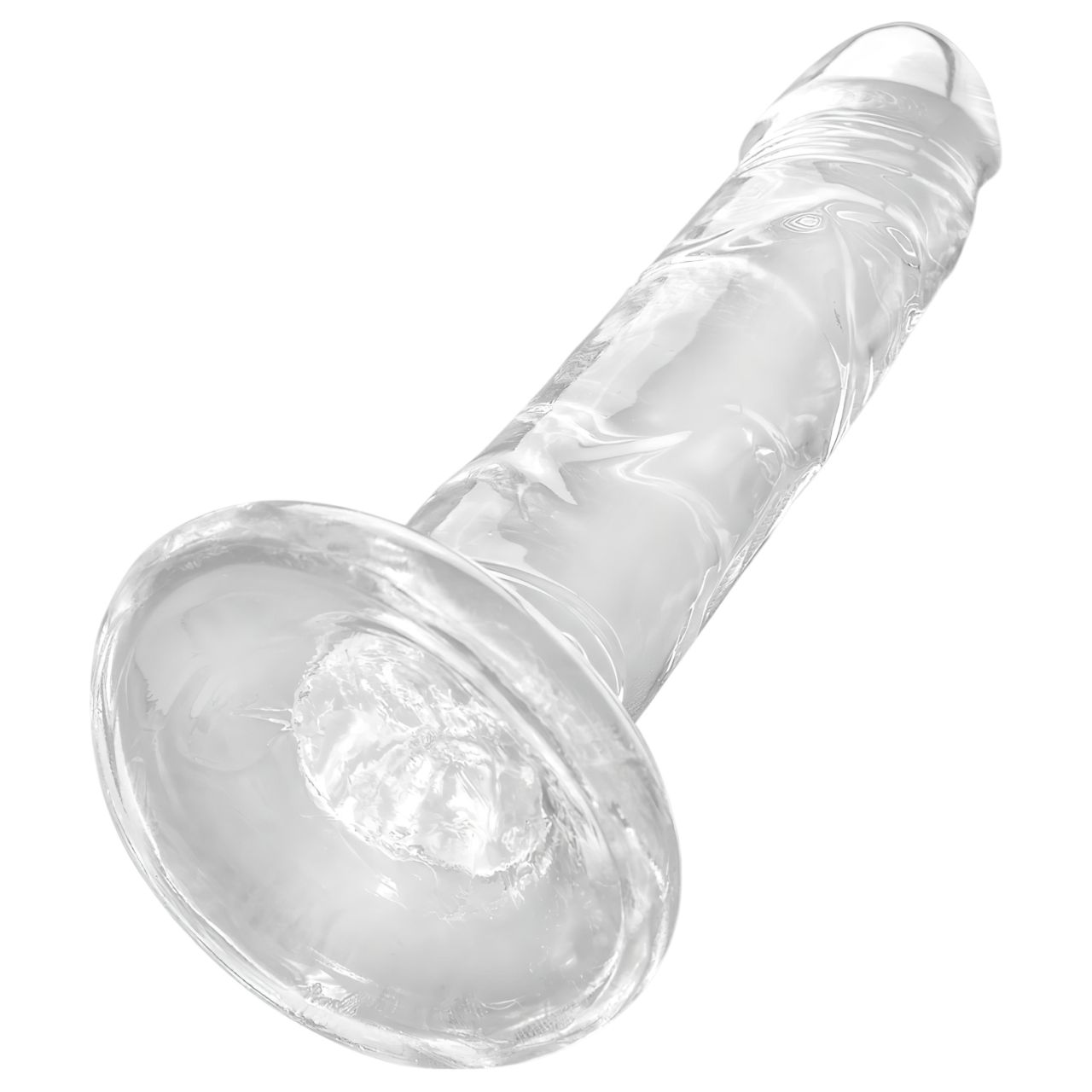 King Cock Clear 6 - tapadókorongos dildó (15cm) King Cock Clear 6 - tapadókorongos dildó (15cm)
