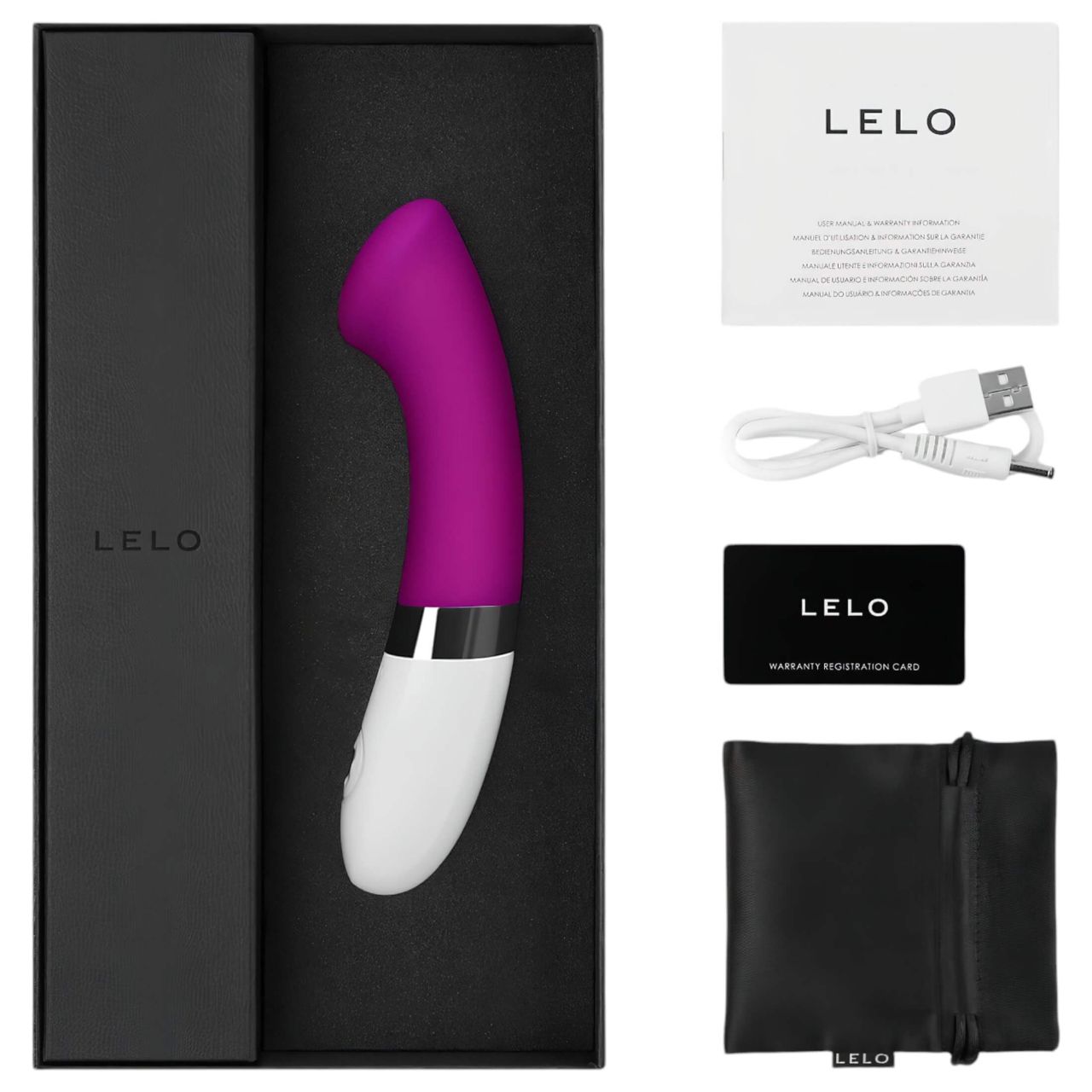 LELO Gigi 2 - szilikon G-pont vibrátor (lila) LELO Gigi 2 - szilikon G-pont vibrátor (lila)
