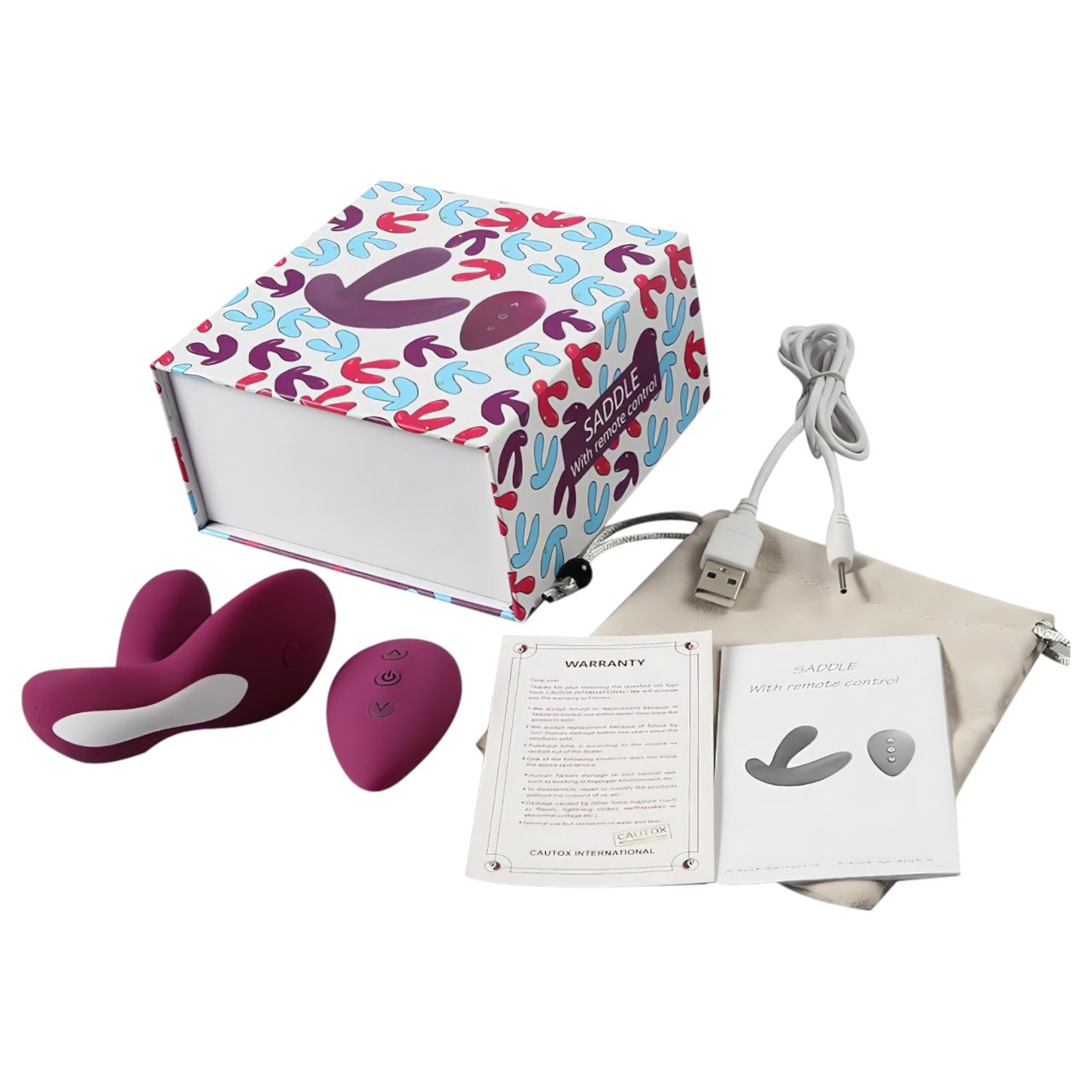 Cotoxo Saddle - távirányítós prosztata vibrátor (viola)