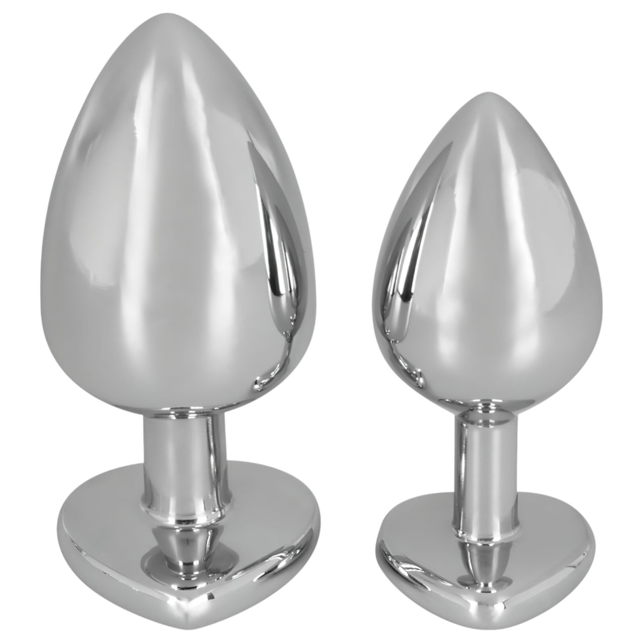 You2Toys - Diamond - 85g-os alumínium anál plug (ezüst-piros) You2Toys - Diamond - 85g-os alumínium anál plug (ezüst-piros)