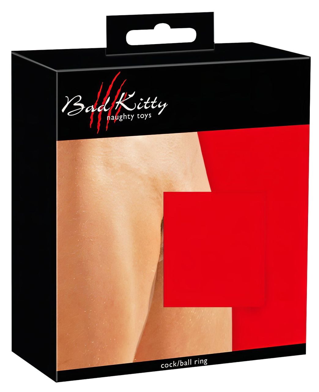 Bad Kitty - bőr heregyűrű és péniszgyűrű (fekete) Bad Kitty - bőr heregyűrű és péniszgyűrű (fekete)