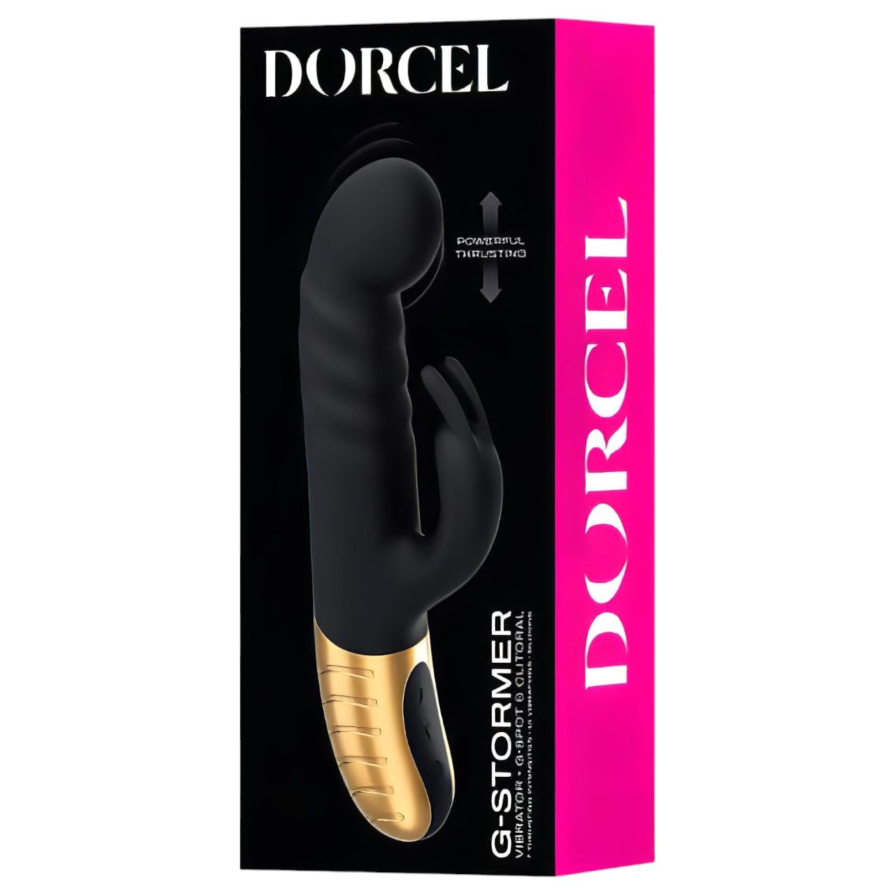 / Dorcel G-stormer - akkus, lökő csiklókaros vibrátor (fekete) / Dorcel G-stormer - akkus, lökő csiklókaros vibrátor (fekete)