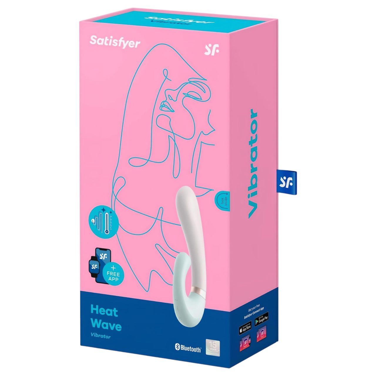 Satisfyer Heat Wave - okos, melegítő, karos vibrátor (menta) Satisfyer Heat Wave - okos, melegítő, karos vibrátor (menta)