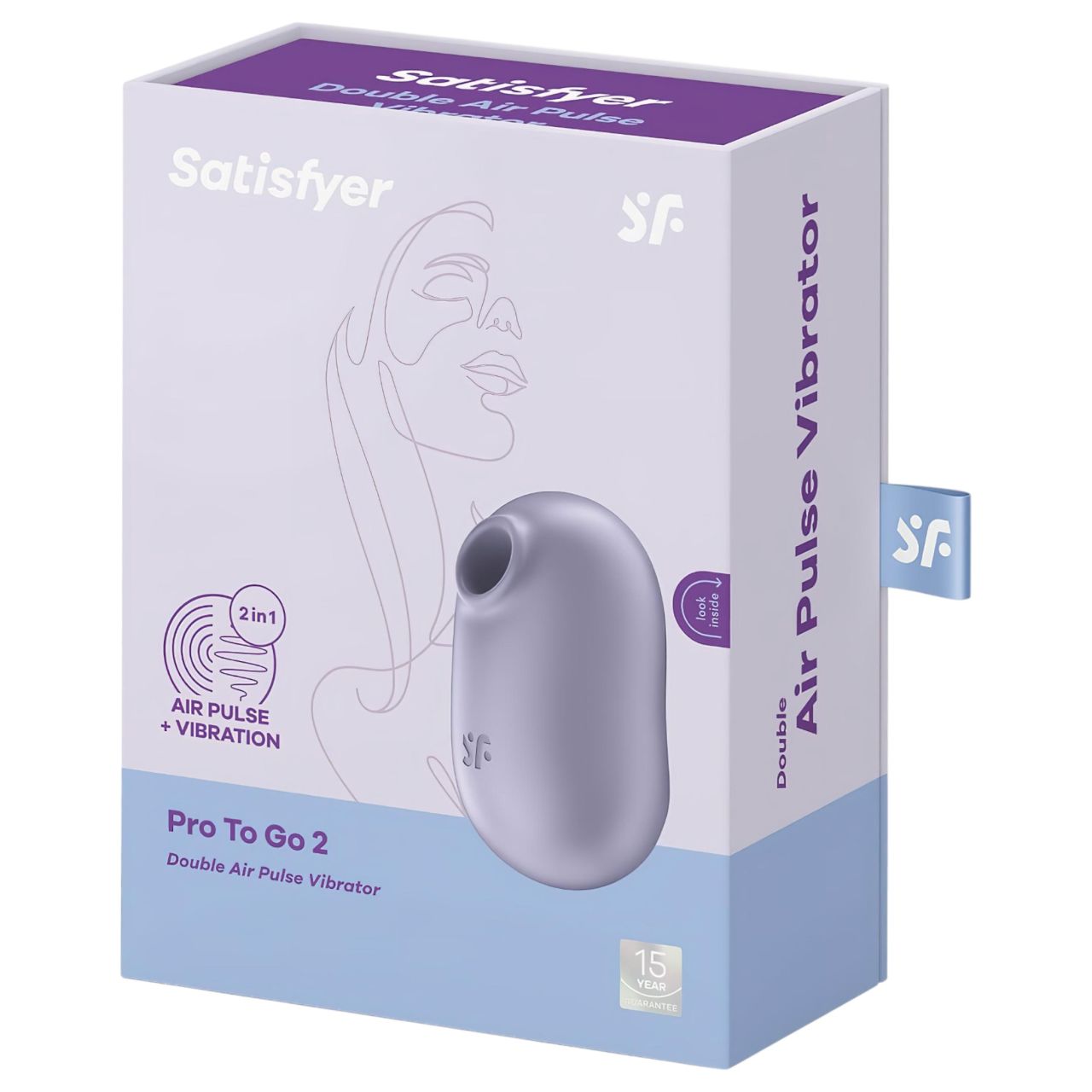Satisfyer Pro To Go 2 - akkus, léghullámos csiklóizgató (viola) Satisfyer Pro To Go 2 - akkus, léghullámos csiklóizgató (viola)