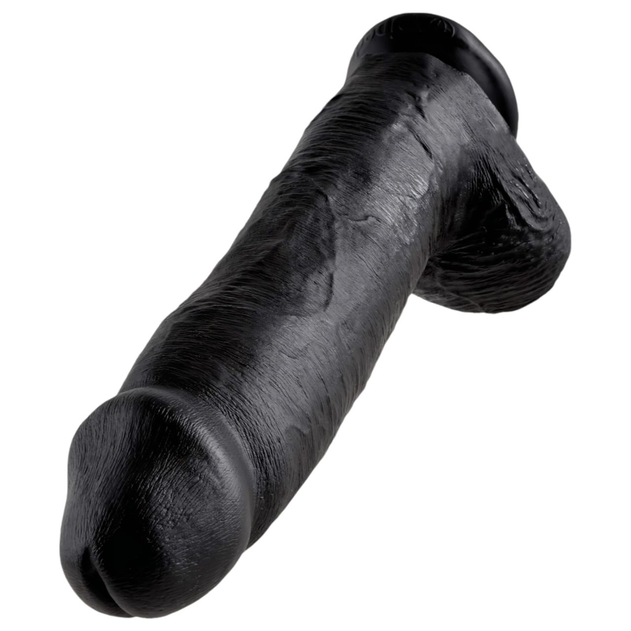 King Cock 12 herés nagy dildó (30 cm) - fekete King Cock 12 herés nagy dildó (30 cm) - fekete