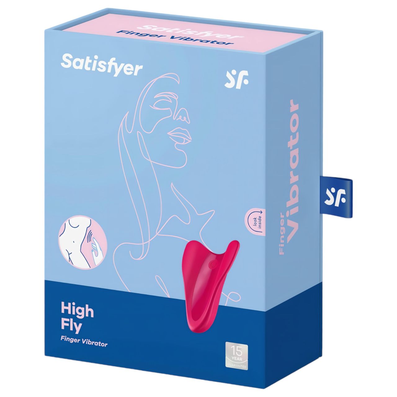 Satisfyer High Fly - akkus, vízálló csikló vibrátor (pink) Satisfyer High Fly - akkus, vízálló csikló vibrátor (pink)