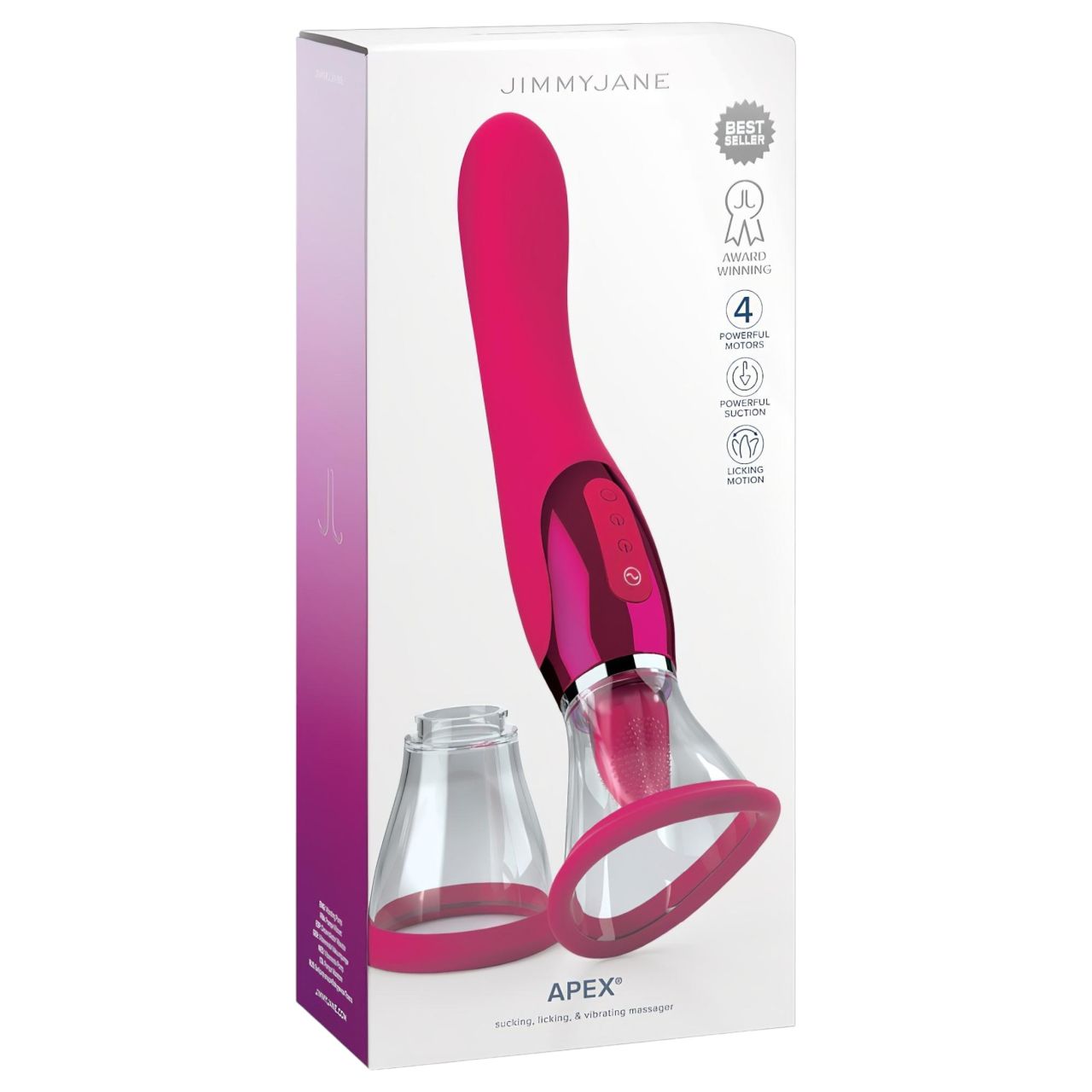 / JimmyJane Apex - nyelves 2in1 vibrátor (pink) / JimmyJane Apex - nyelves 2in1 vibrátor (pink)