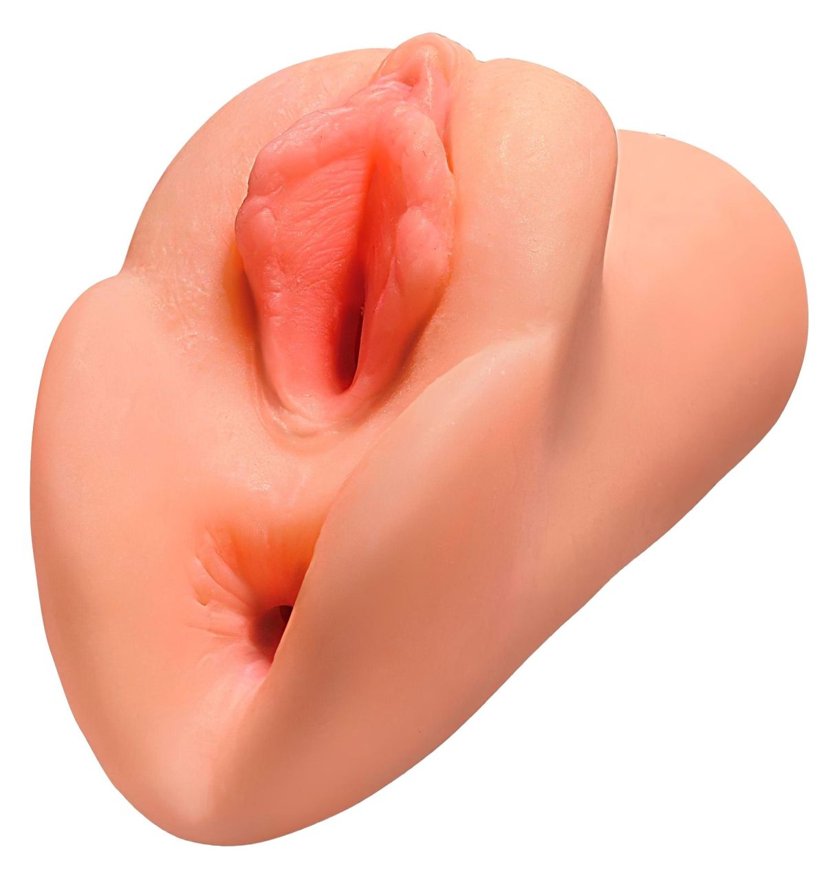 PDX Double Stroker - 2in1 élethű maszturbátor (natúr) PDX Double Stroker - 2in1 élethű maszturbátor (natúr)