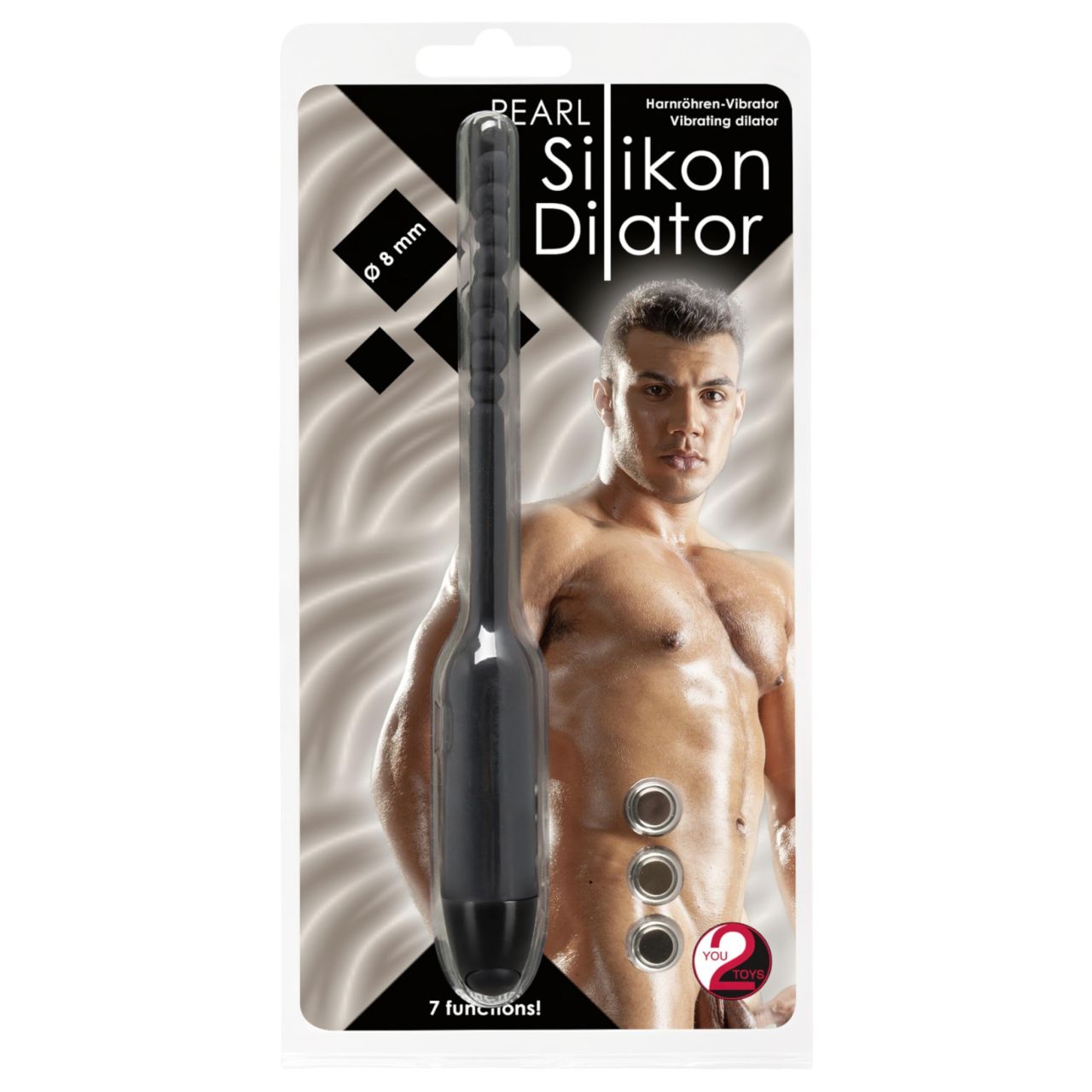 You2Toys Pearl Dilator - gömbös húgycső vibrátor - 0,8cm (fekete) You2Toys Pearl Dilator - gömbös húgycső vibrátor - 0,8cm (fekete)