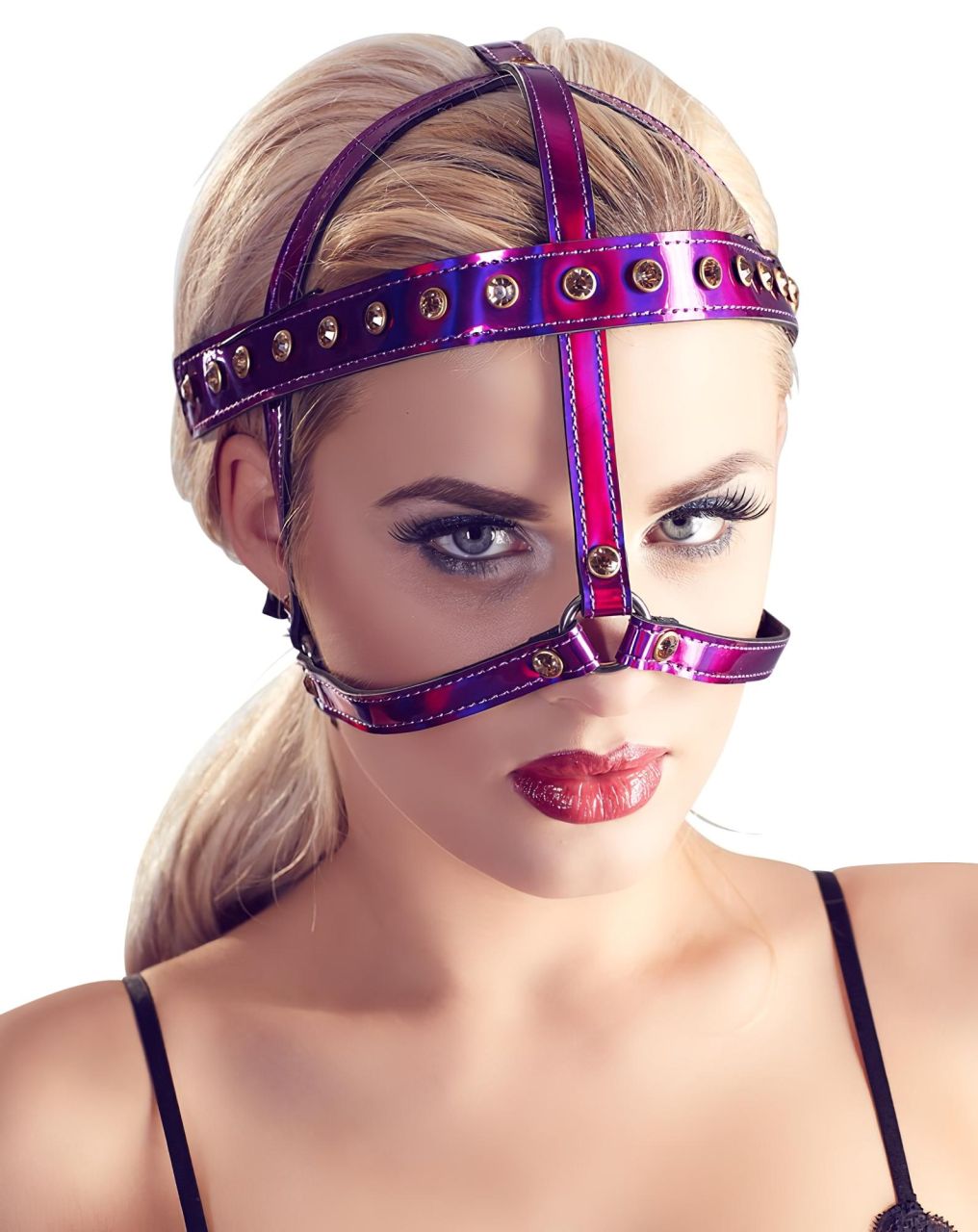 / Bad Kitty - strasszos fejhám (rózsaszín)