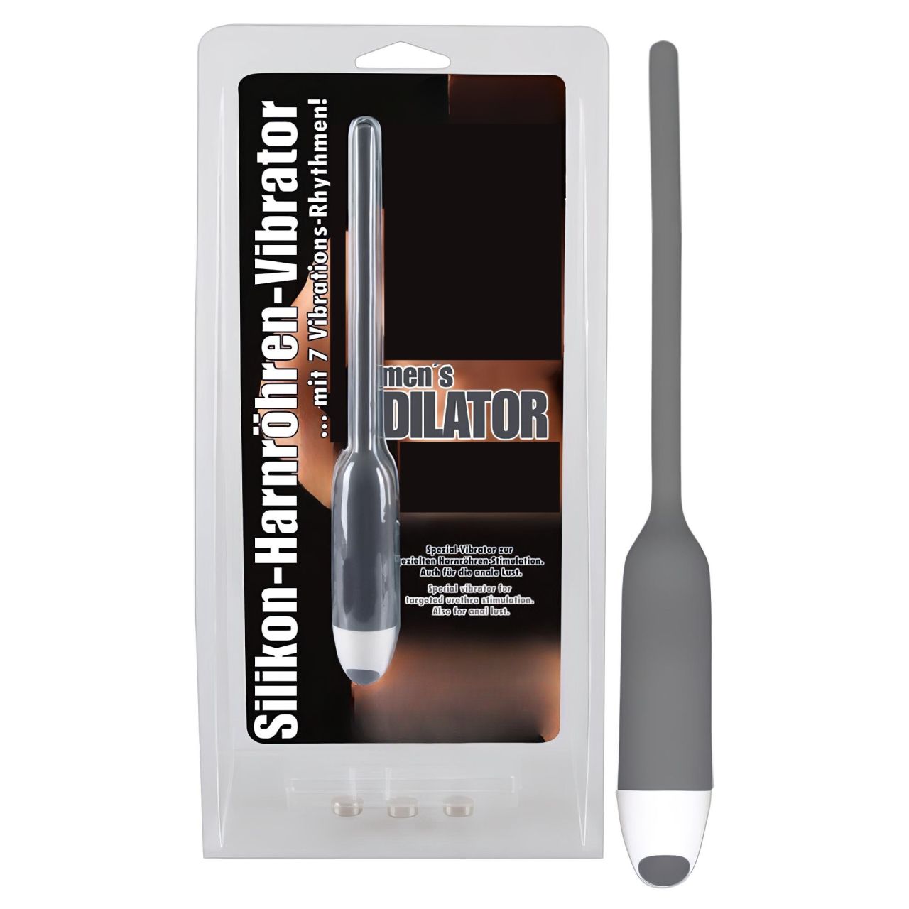 You2Toys - DILATOR - szilikon dilátor vibrációval - szürke (6mm) You2Toys - DILATOR - szilikon dilátor vibrációval - szürke (6mm)