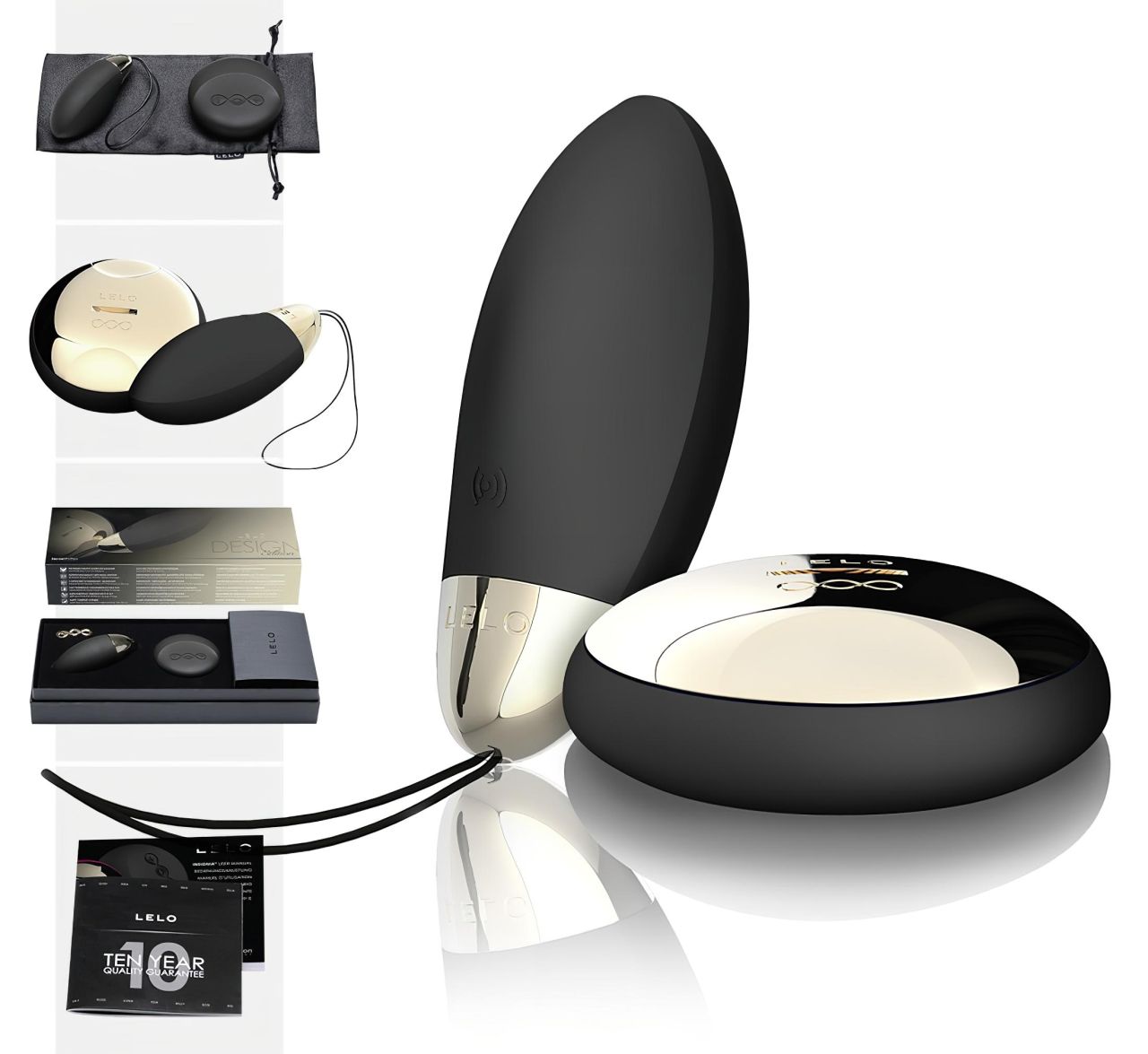 LELO Lyla 2 - távirányítós vibrotojás (fekete) LELO Lyla 2 - távirányítós vibrotojás (fekete)