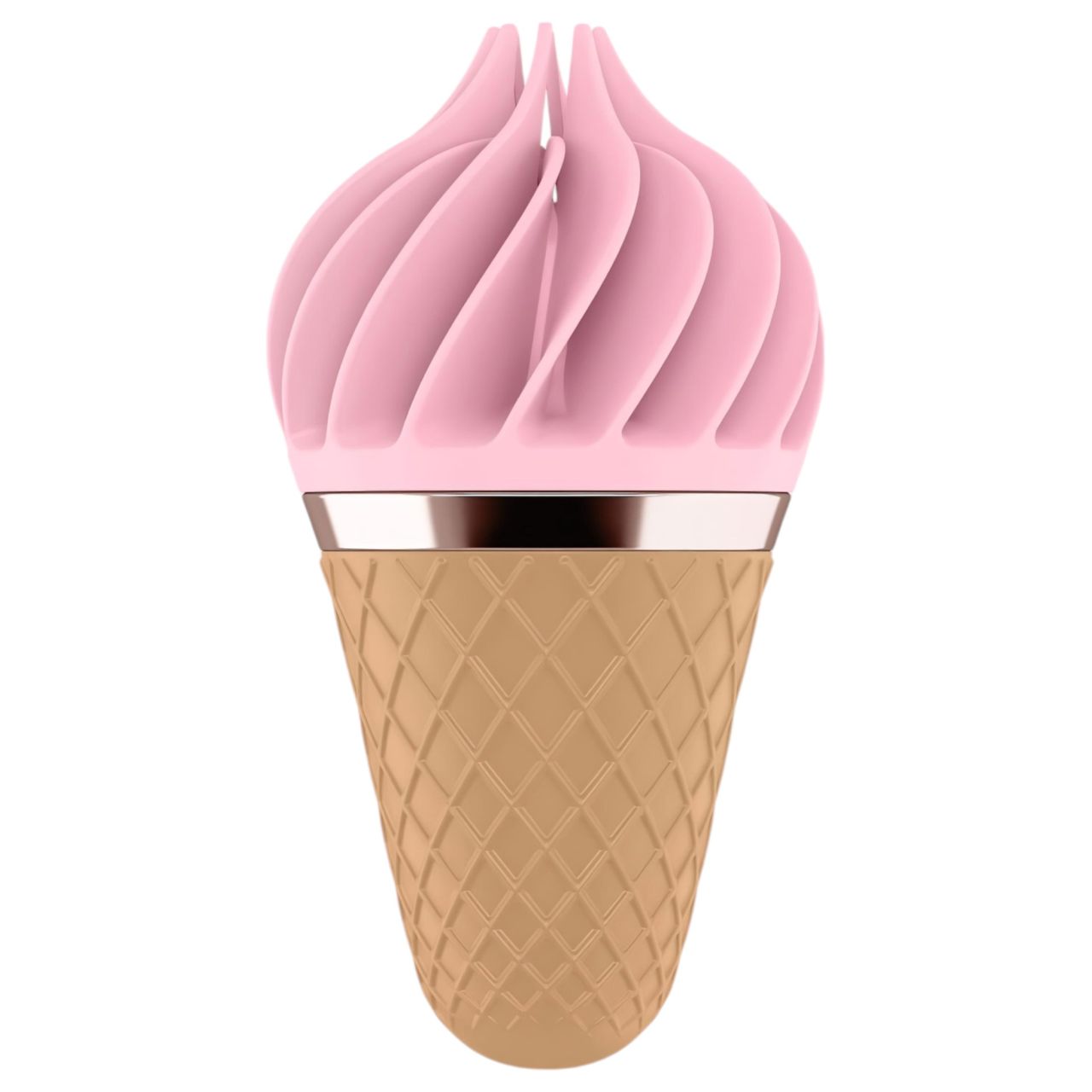 Satisfyer Sweet Treat - akkus, forgó csikló vibrátor (pink-barna) Satisfyer Sweet Treat - akkus, forgó csikló vibrátor (pink-barna)