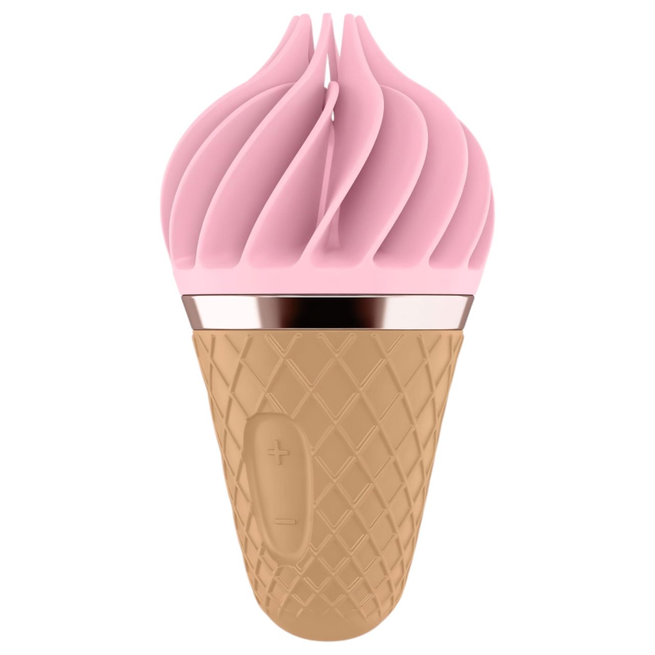 Satisfyer Sweet Treat - akkus, forgó csikló vibrátor (pink-barna) Satisfyer Sweet Treat - akkus, forgó csikló vibrátor (pink-barna)