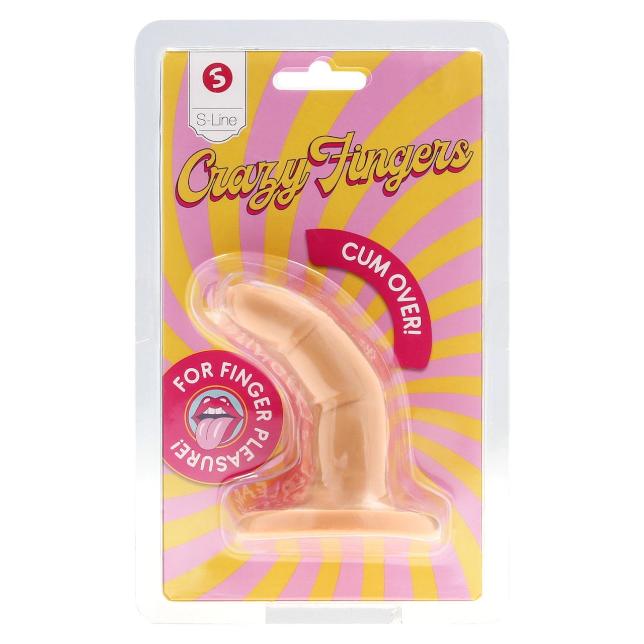 S-Line - kétujjas dildó (natúr) S-Line - kétujjas dildó (natúr)