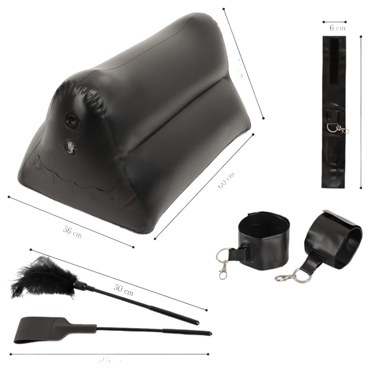 You2Toys Love Cushion - felfújható szexpárna szett (fekete) You2Toys Love Cushion - felfújható szexpárna szett (fekete)