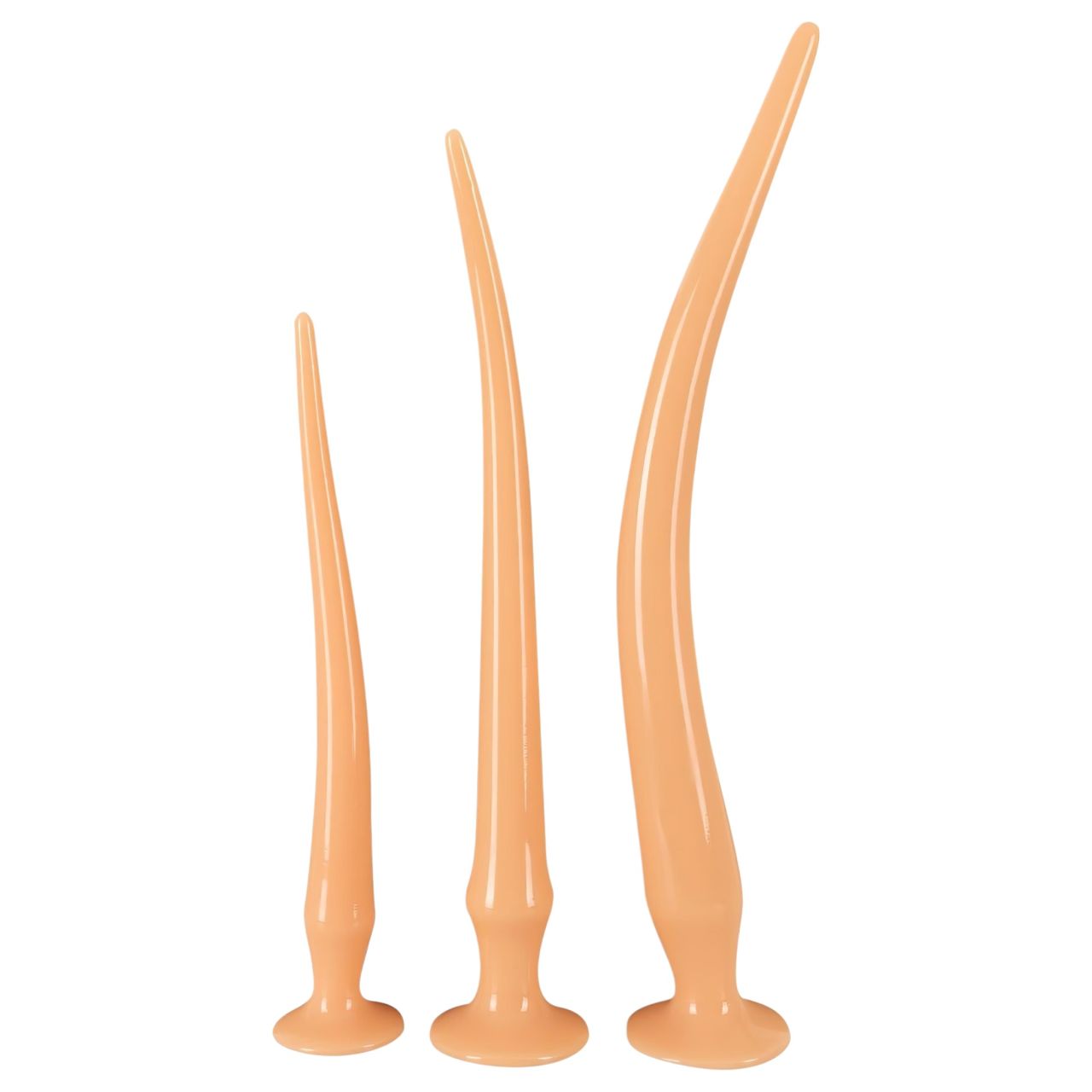 You2Toys - extra hosszú plug dildó szett (3 részes) - natúr You2Toys - extra hosszú plug dildó szett (3 részes) - natúr