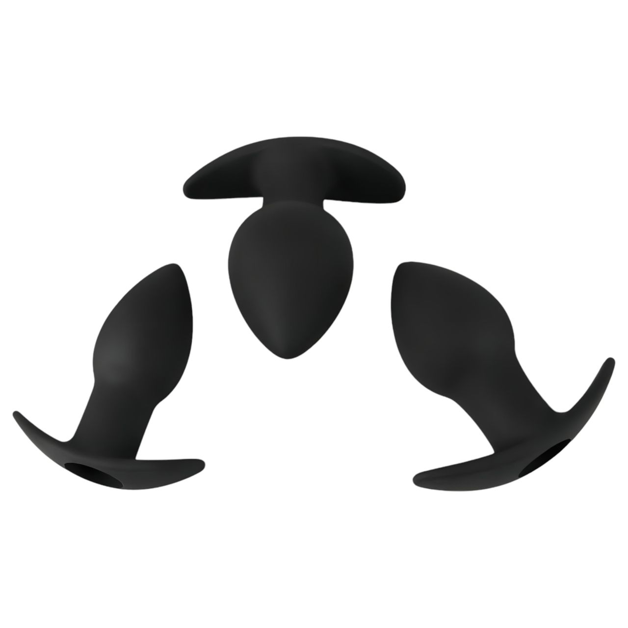 Black Velvets - akkus anál vibrátor szett - 3 részes (fekete) Black Velvets - akkus anál vibrátor szett - 3 részes (fekete)