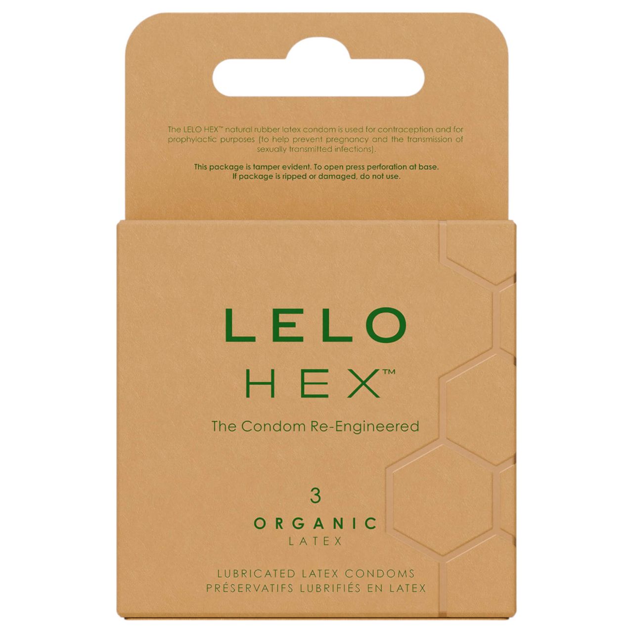 LELO Hex Organic - potencia óvszer (3db) LELO Hex Organic - potencia óvszer (3db)