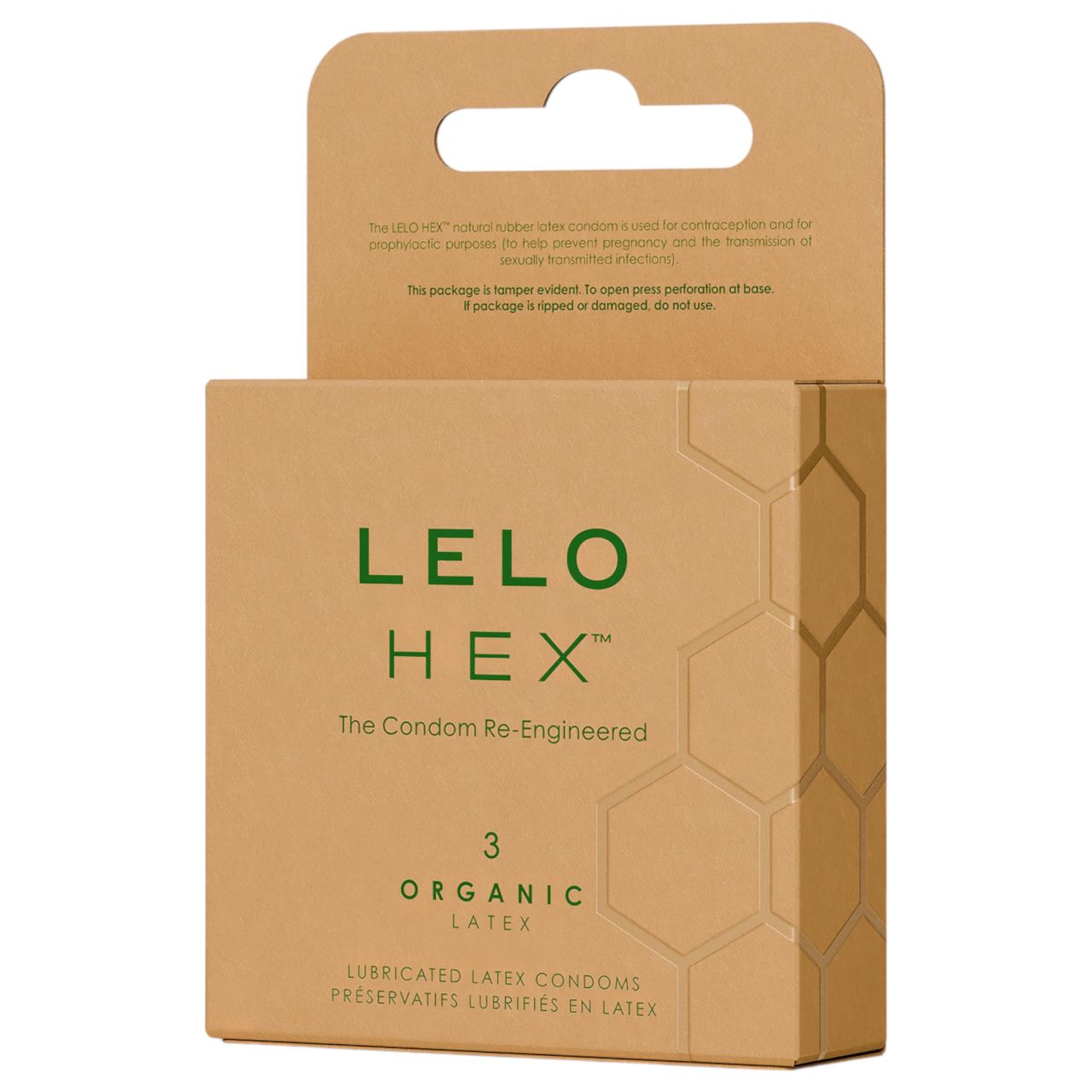 LELO Hex Organic - potencia óvszer (3db) LELO Hex Organic - potencia óvszer (3db)