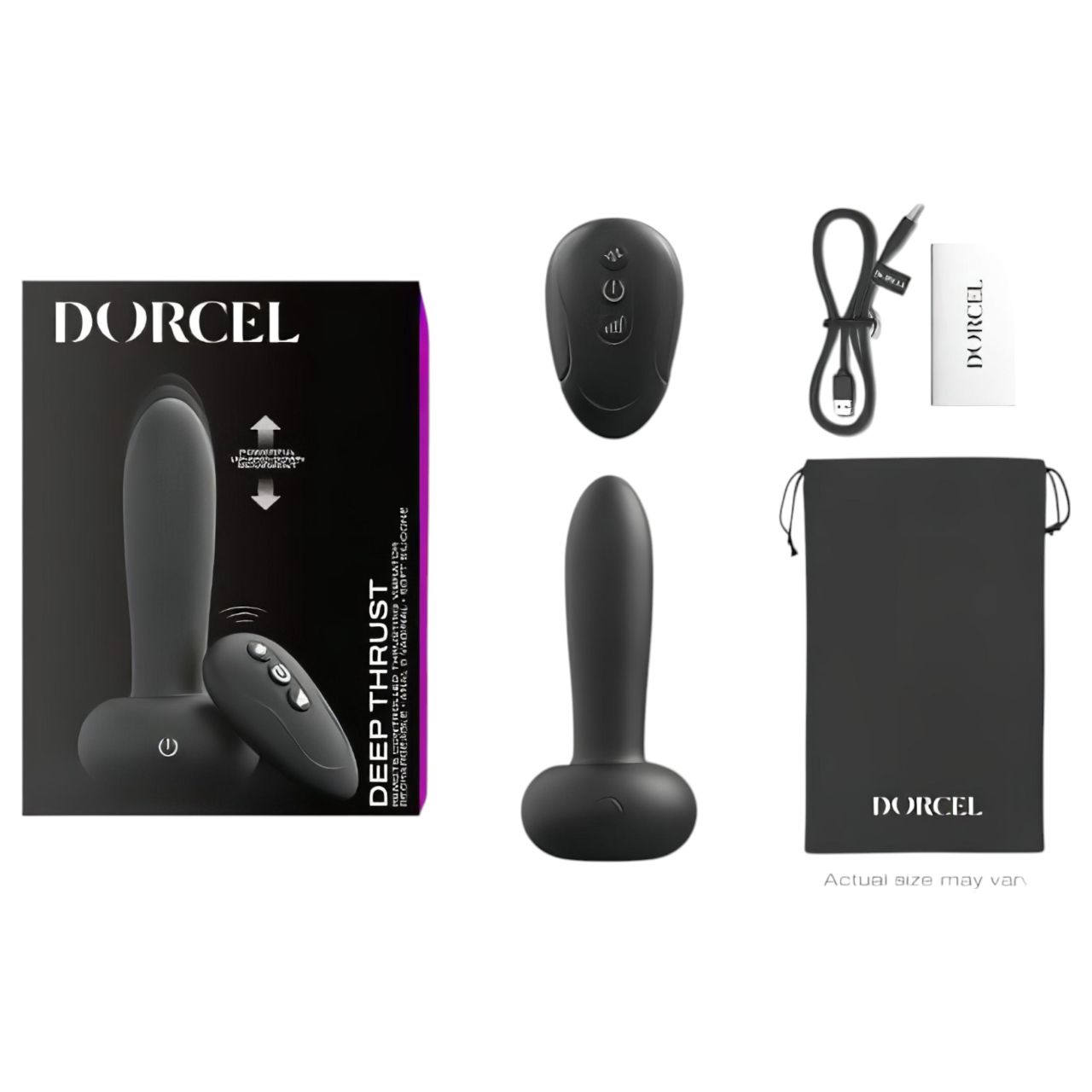 / Dorcel Deep Thrust - lökő vibrátor (fekete) / Dorcel Deep Thrust - lökő vibrátor (fekete)