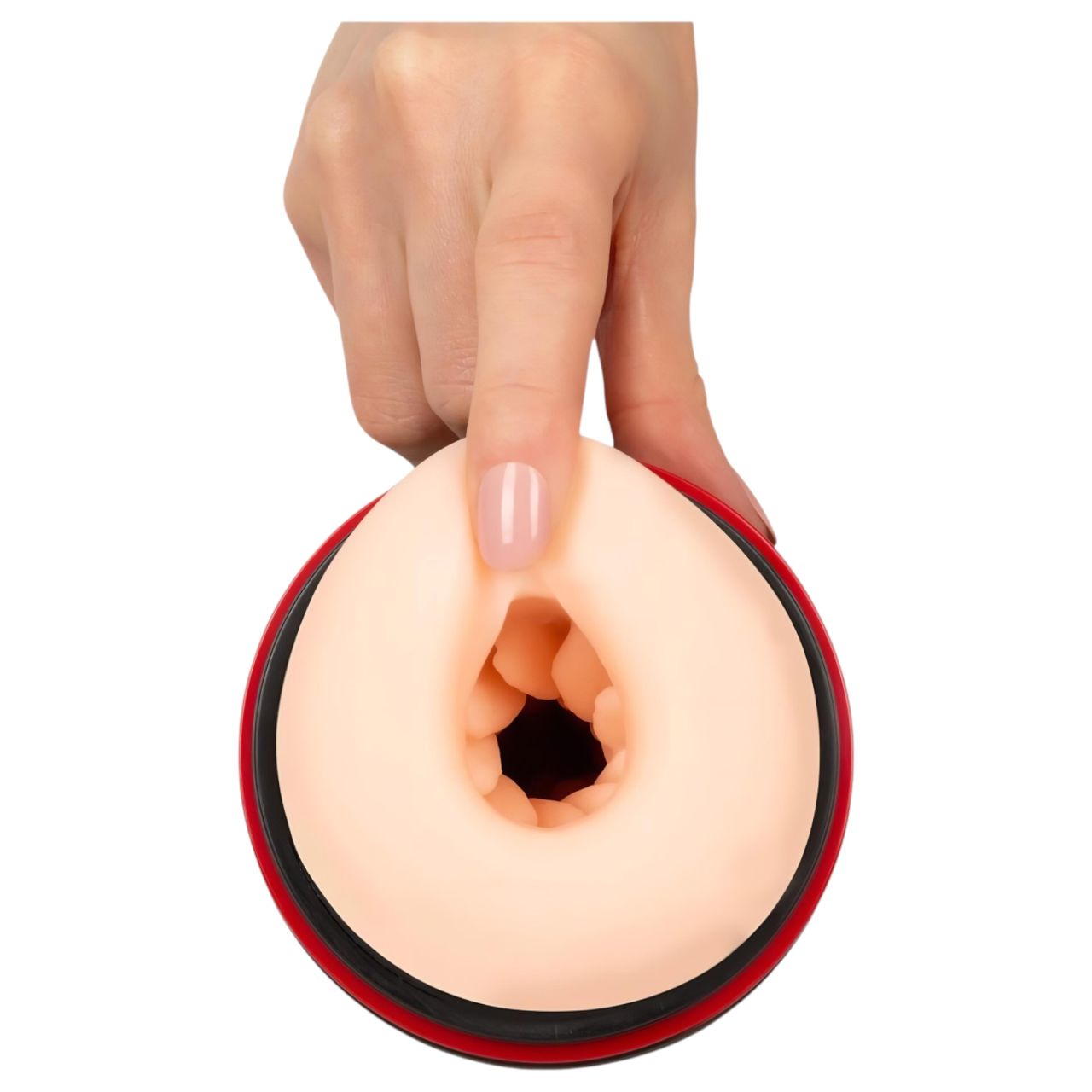 WYNE 06 - akkus, rezgő-szívó maszturbátor (fekete) WYNE 06 - akkus, rezgő-szívó maszturbátor (fekete)