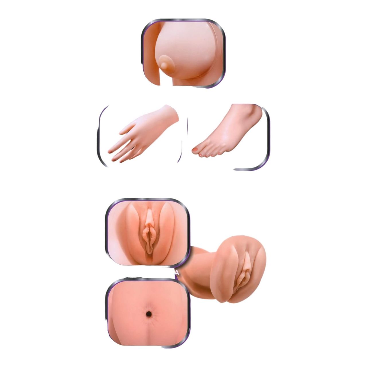 Shy Camilla - életnagyságú guminő Shy Camilla - életnagyságú guminő