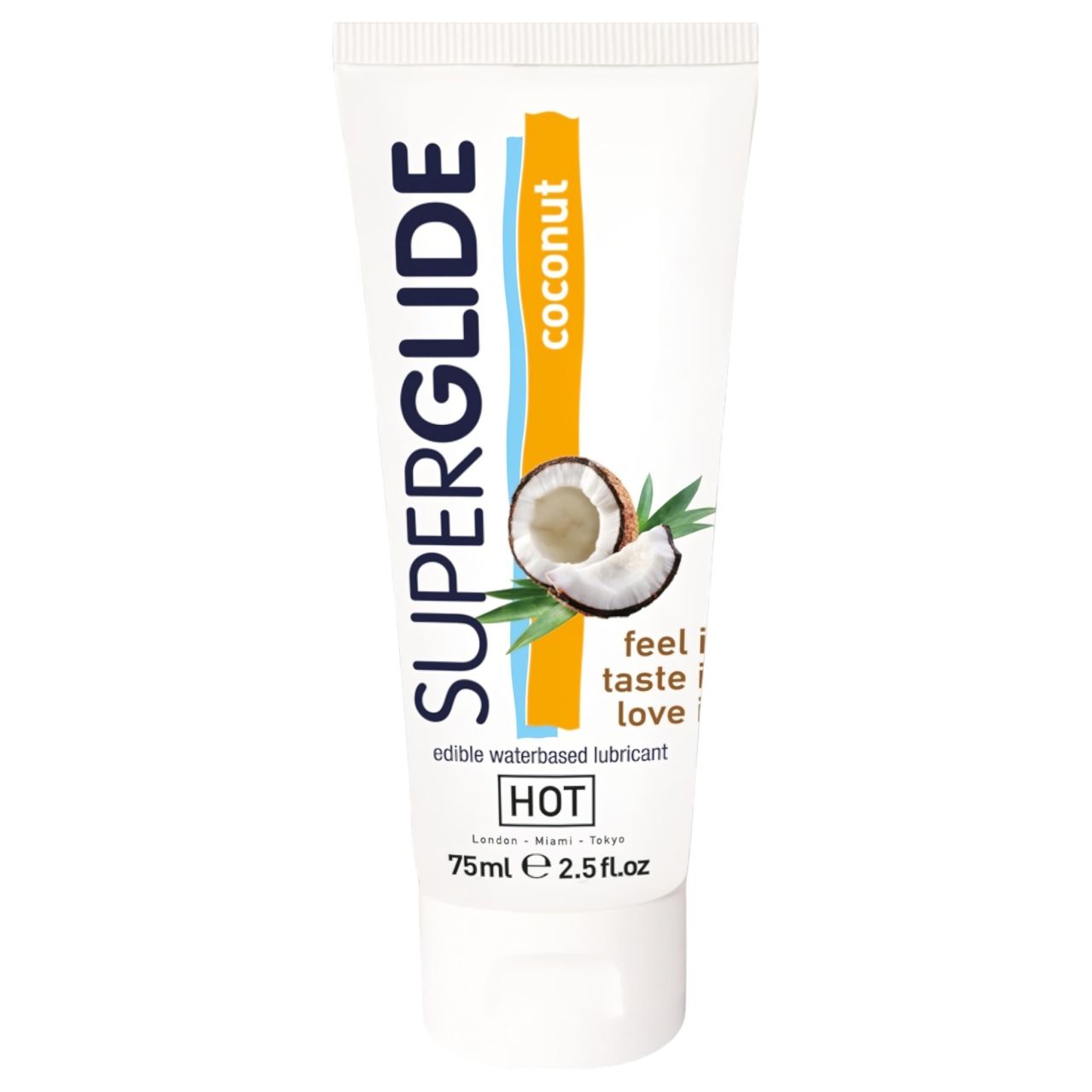 HOT Superglide Kókusz - ehető síkosító (75ml) HOT Superglide Kókusz - ehető síkosító (75ml)